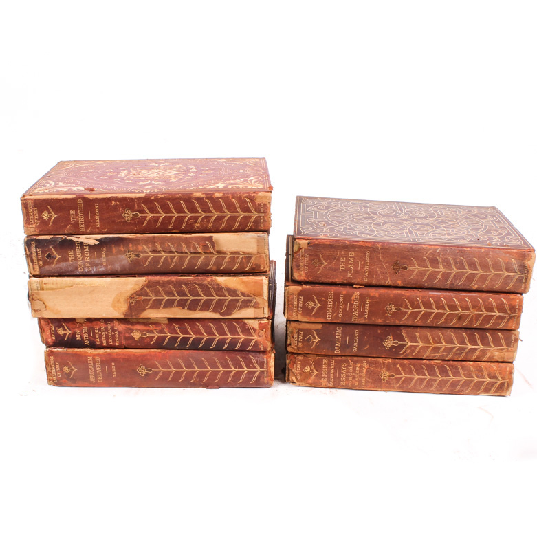1907 Nine-Volume "The Literature of Italy 1265–1907"