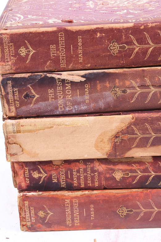 1907 Nine-Volume "The Literature of Italy 1265–1907"