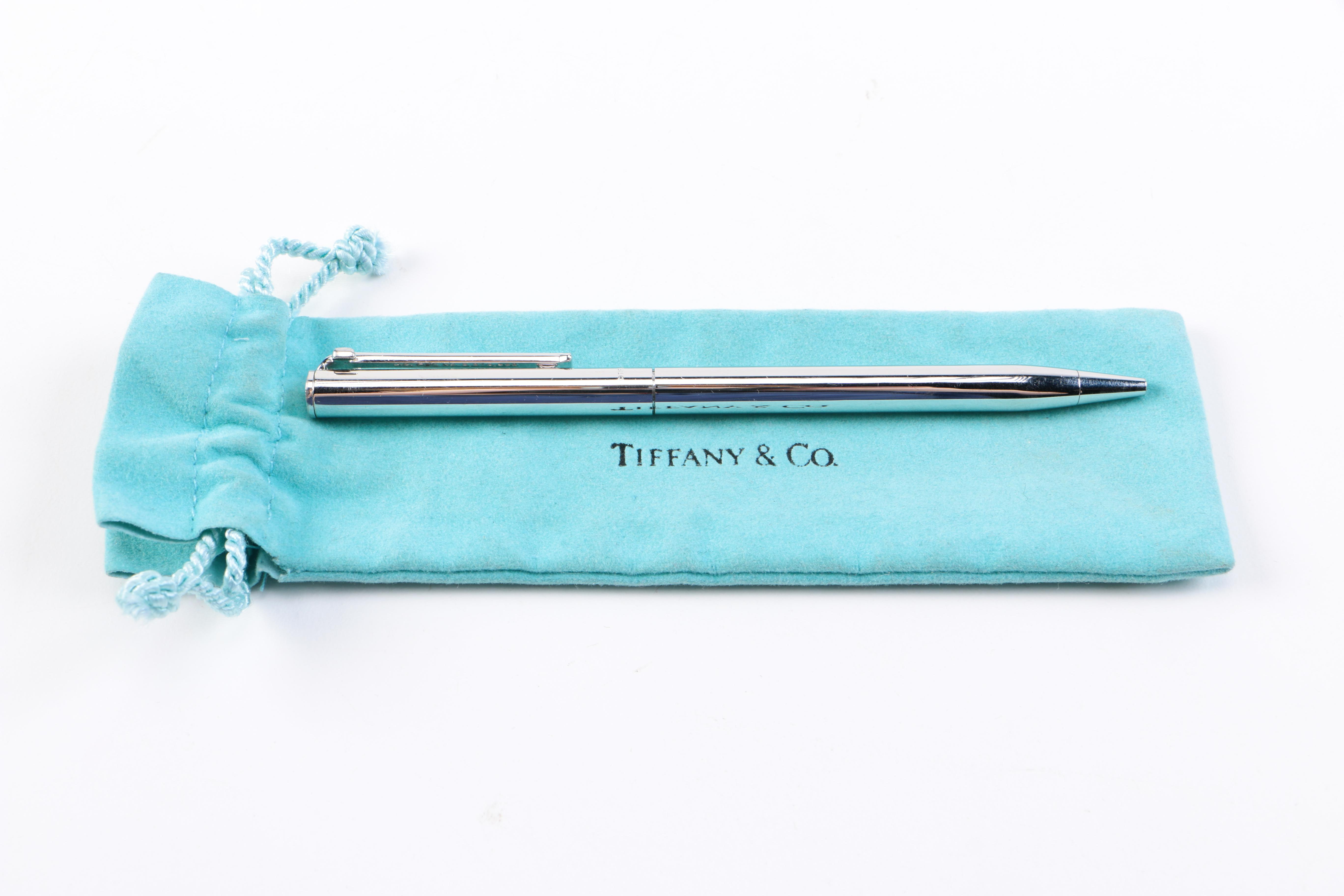 Retractable Ballpoint Tiffany & Co. Writing Pen