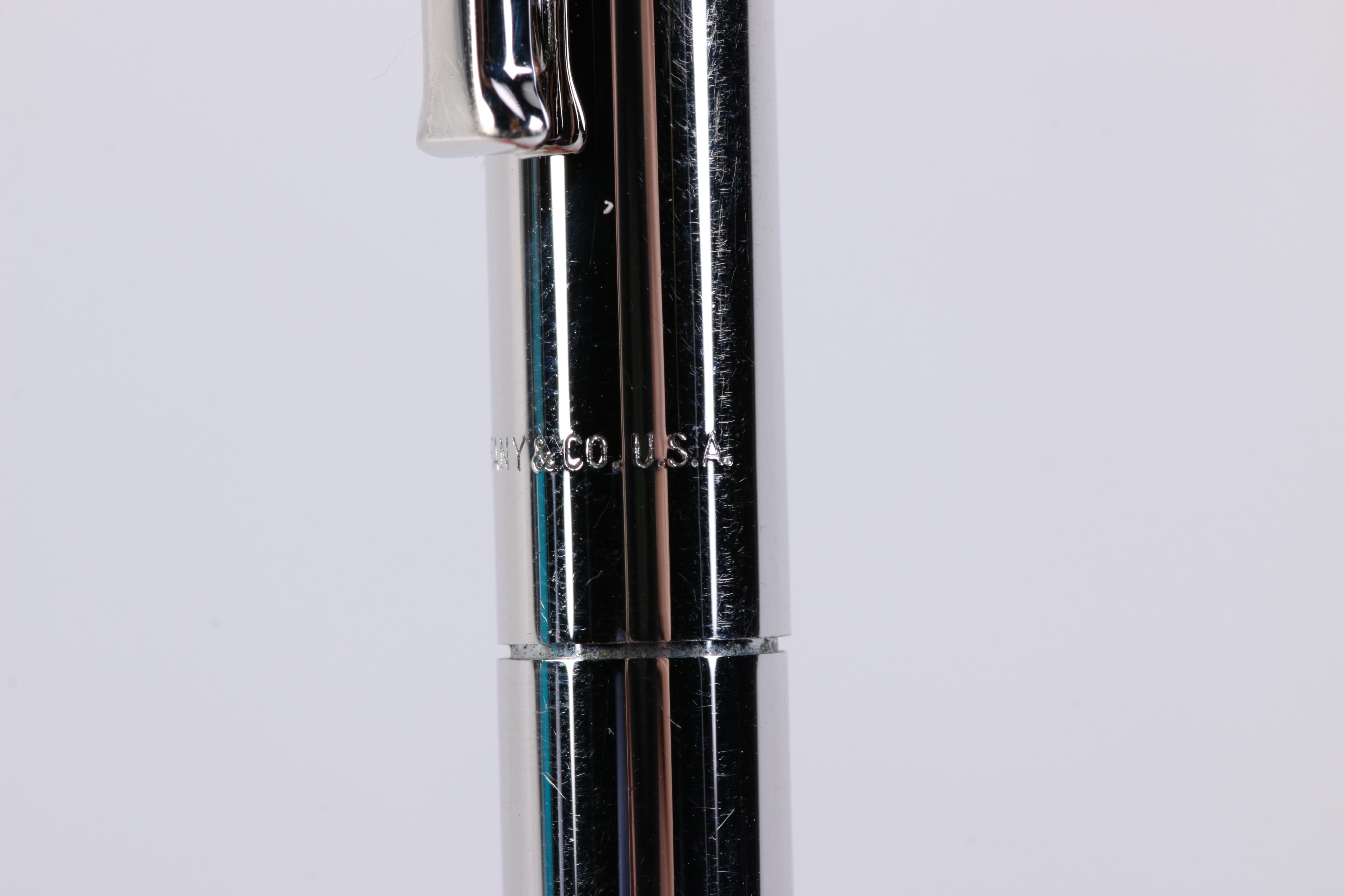 Retractable Ballpoint Tiffany & Co. Writing Pen