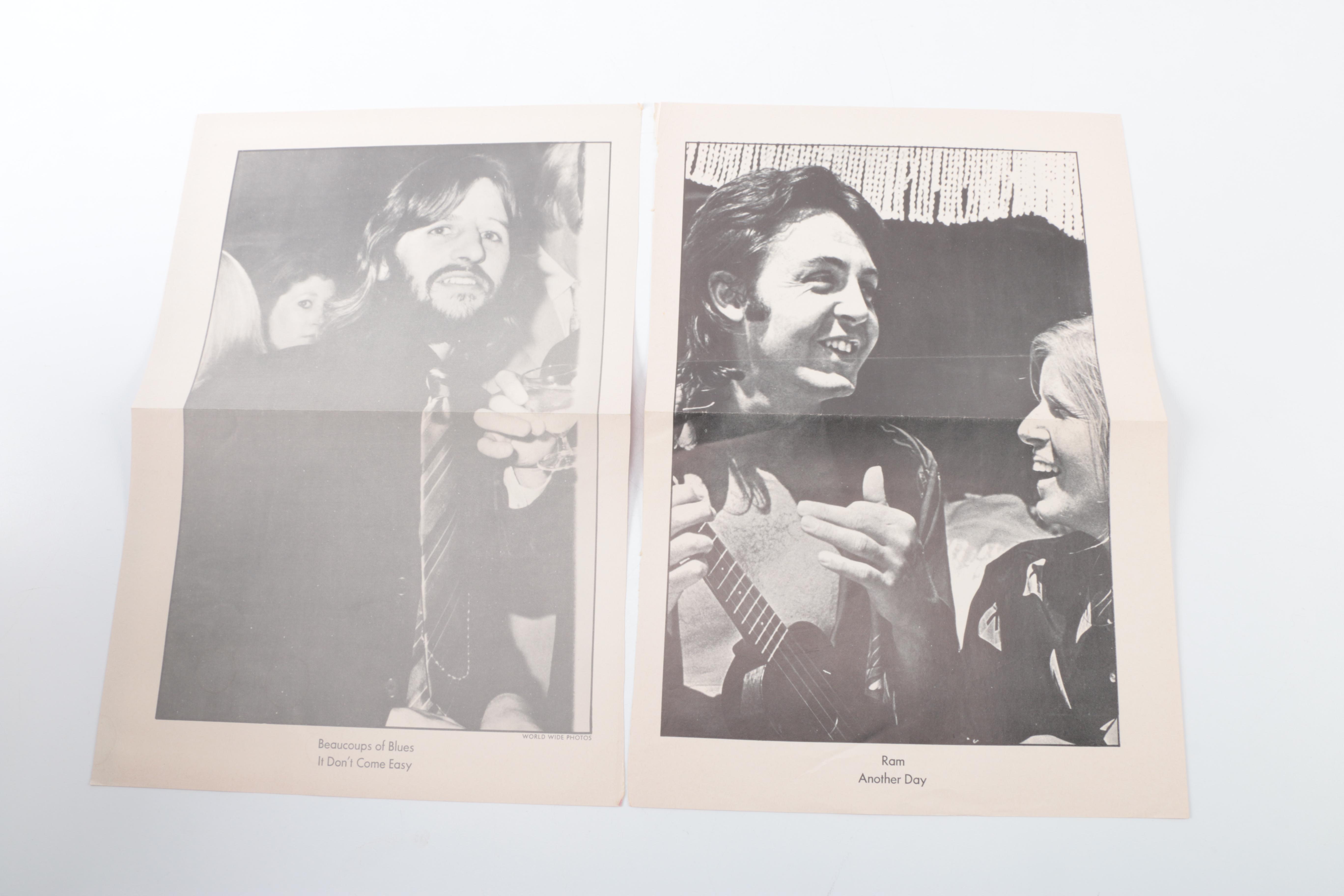 Vintage Beatles "A Hard Day's Night" Press Release Packet