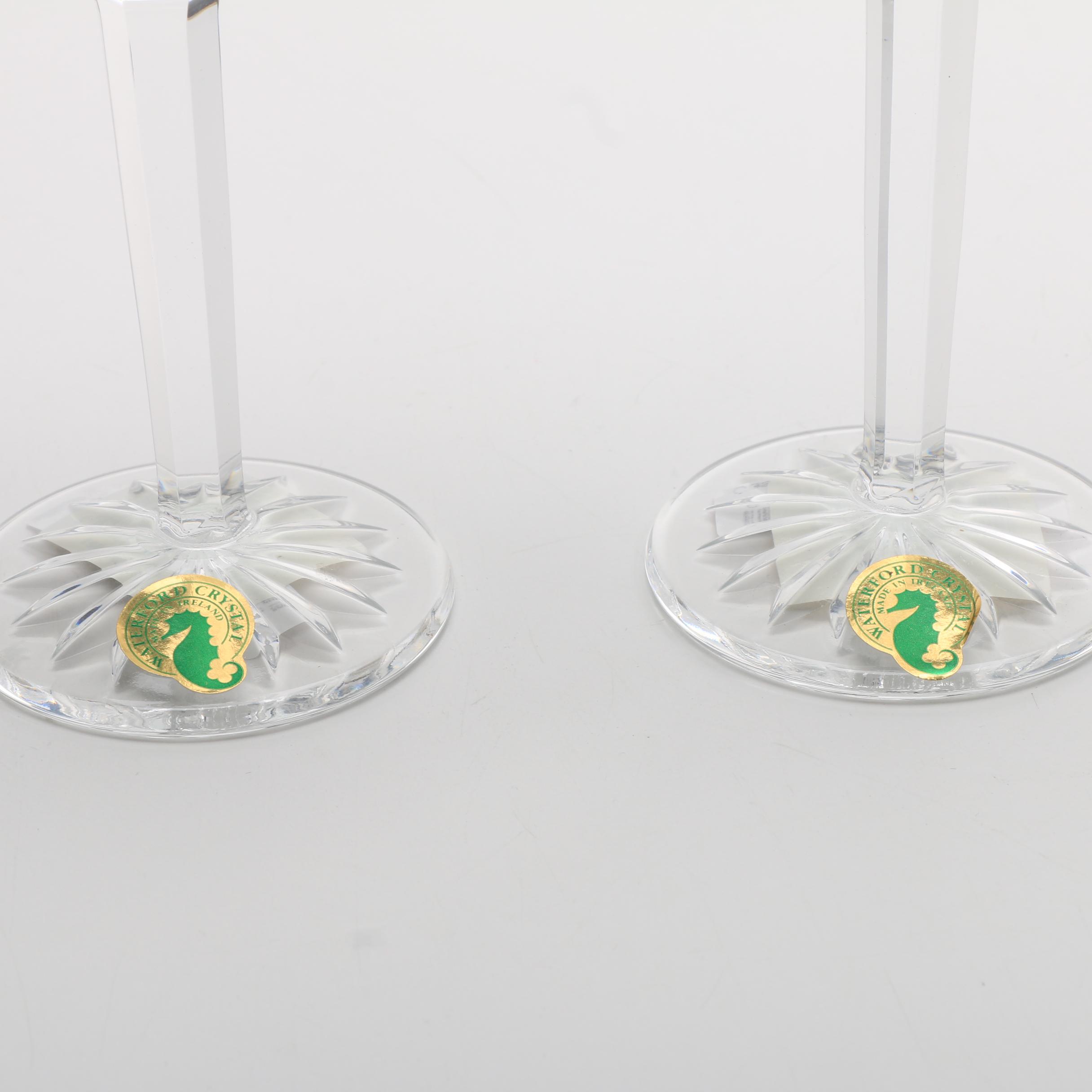 Waterford Compote, Claret Glasses, Tiny Honey Pot, and Bell