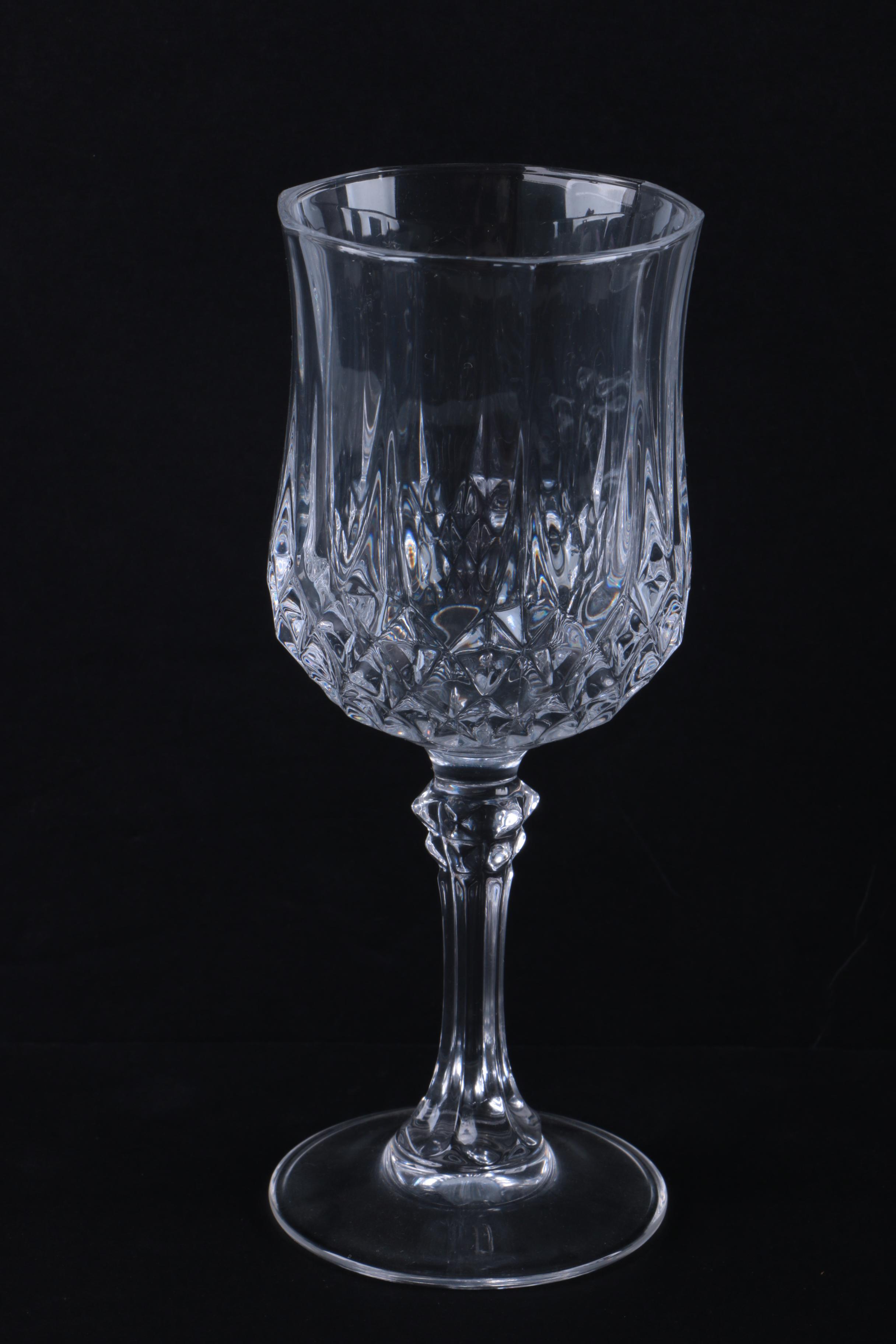 Cristal D’Arques-Durand "Longchamp" Barware and Stemware