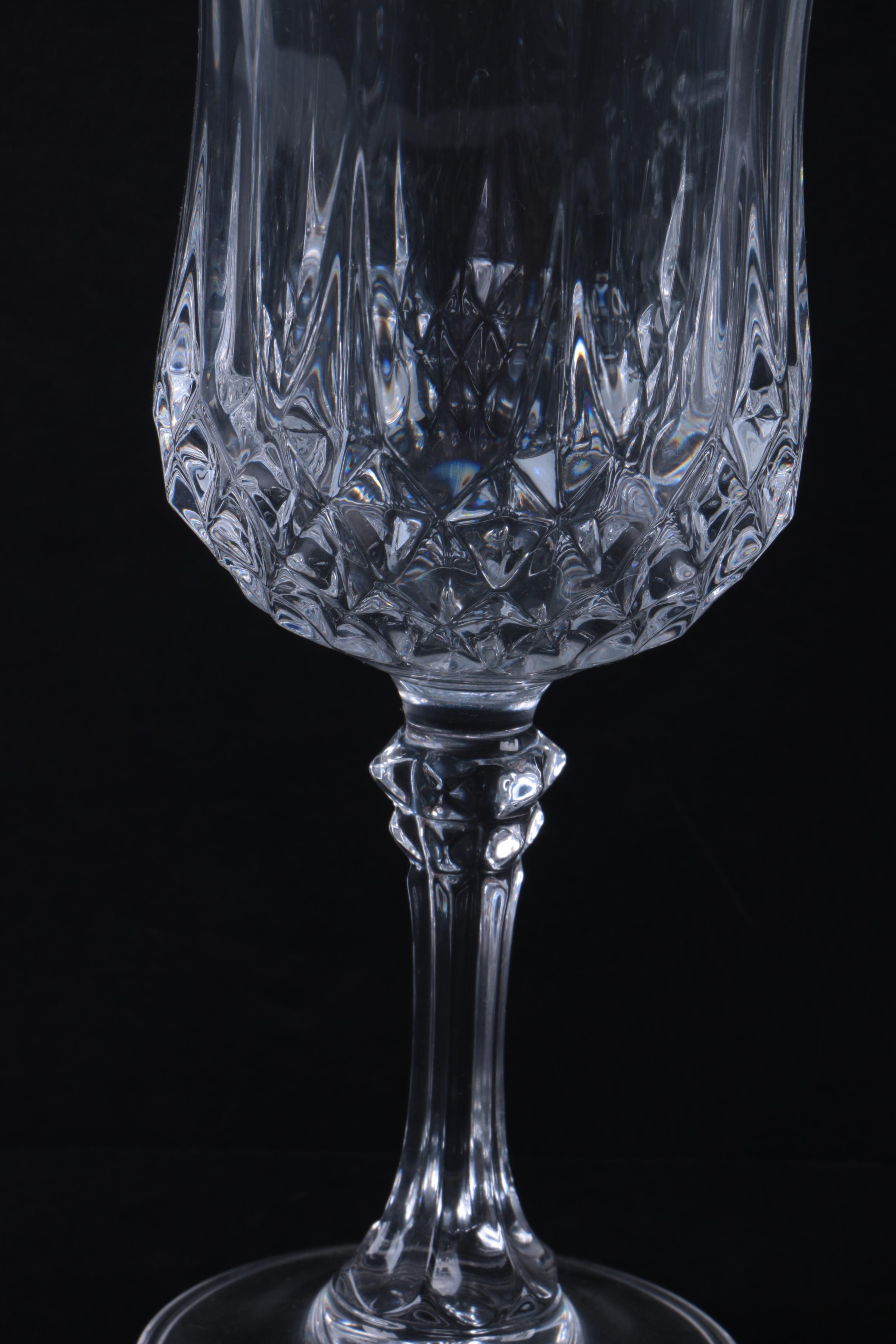 Cristal D’Arques-Durand "Longchamp" Barware and Stemware