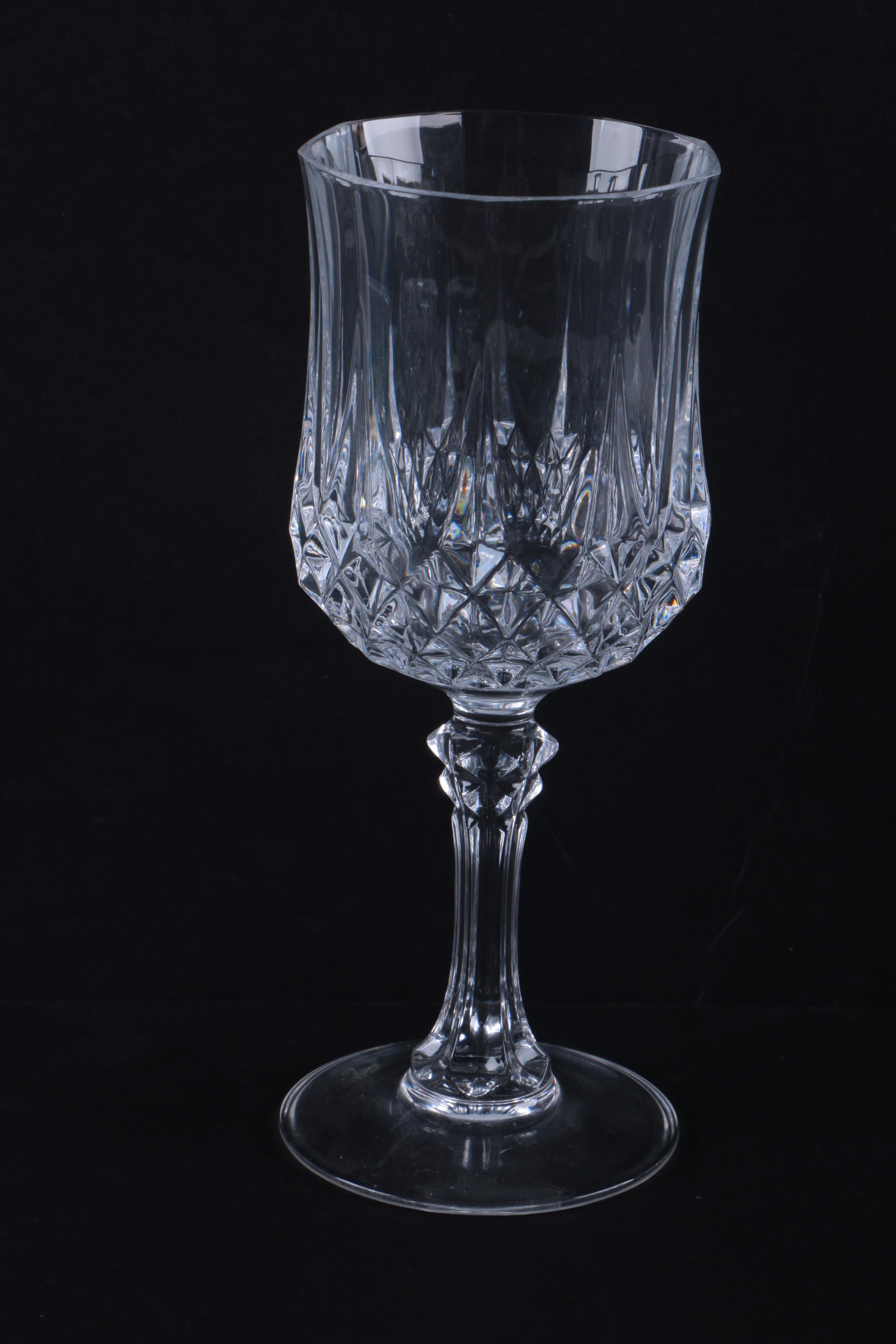 Cristal D’Arques-Durand "Longchamp" Barware and Stemware