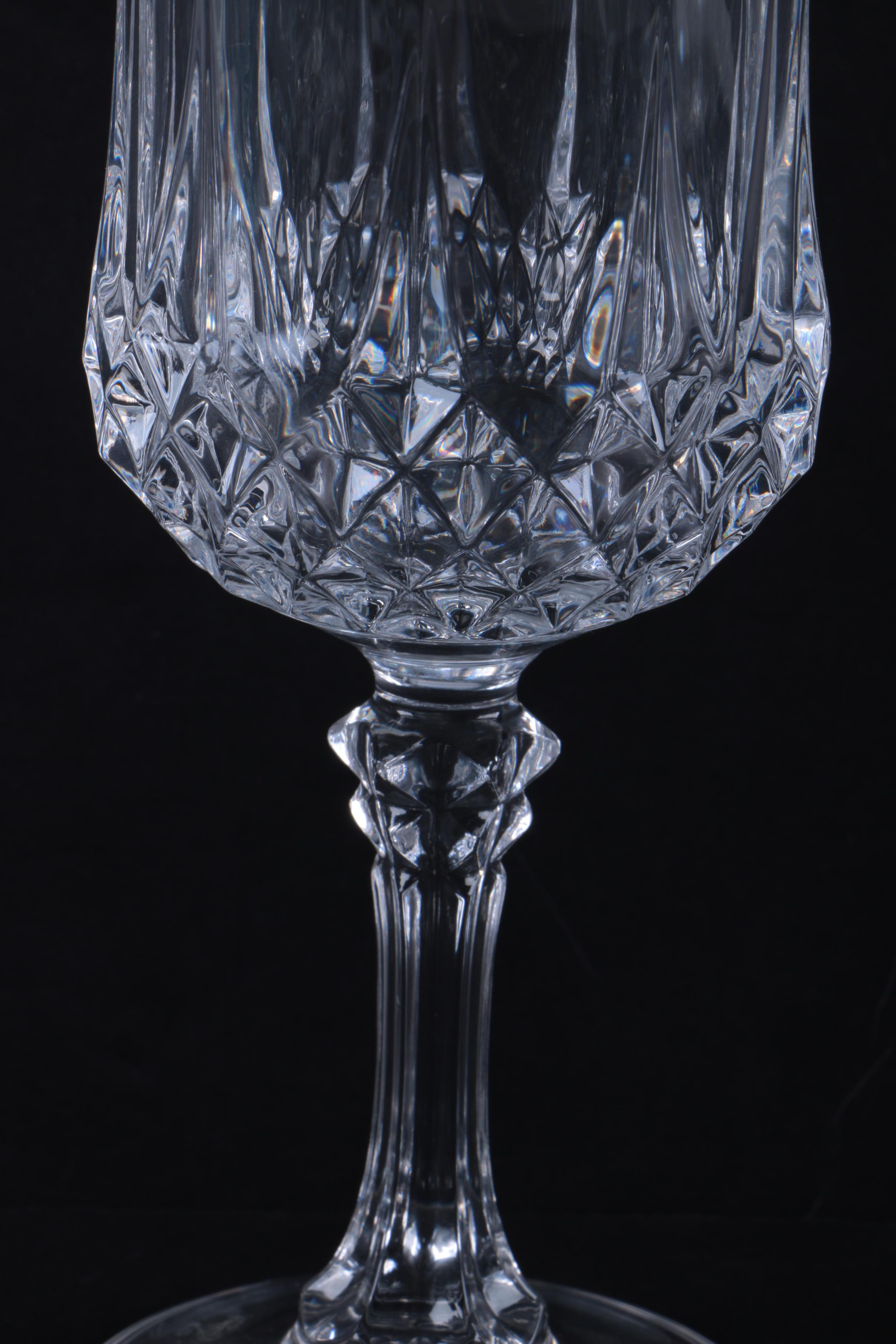 Cristal D’Arques-Durand "Longchamp" Barware and Stemware