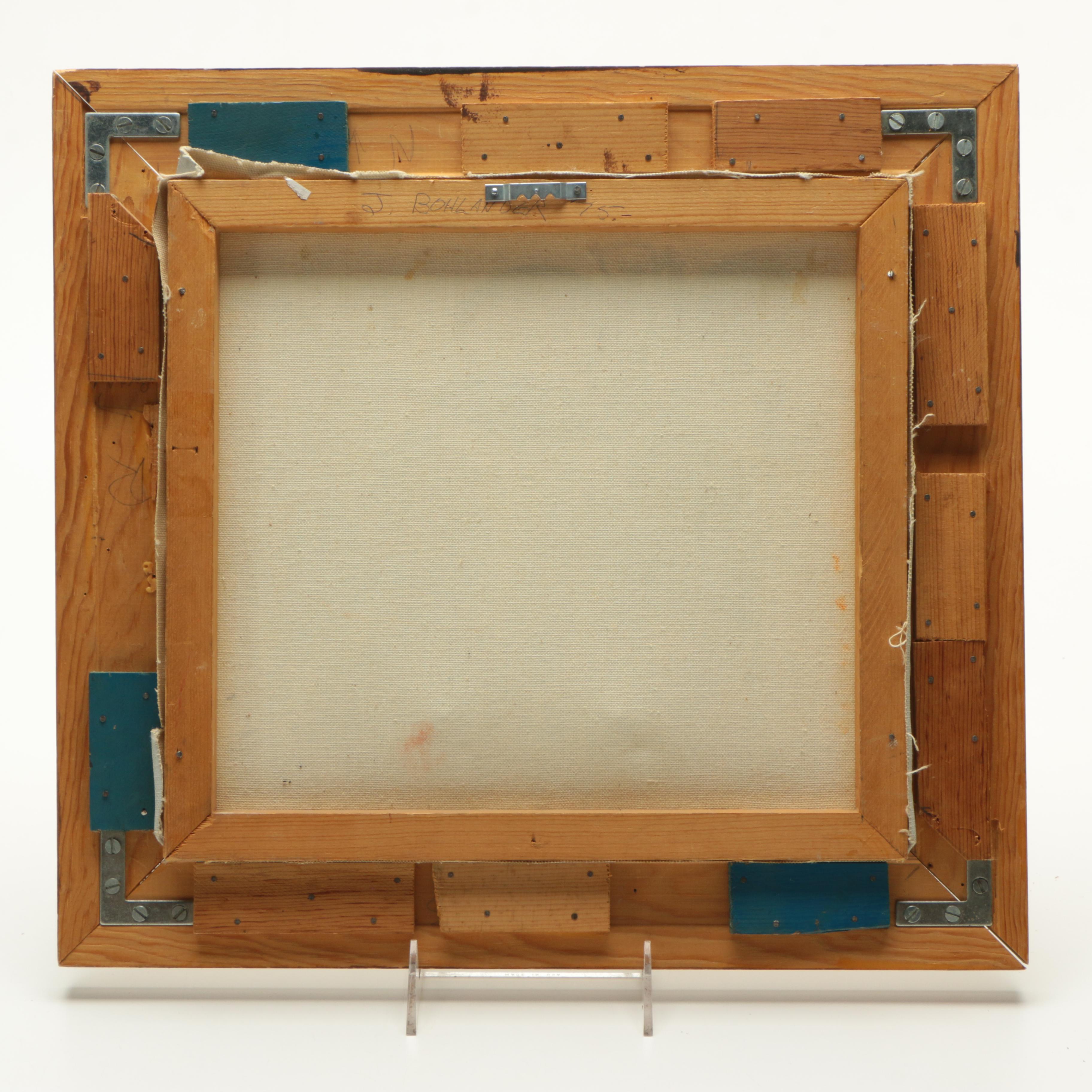 Joan Bohlander Oil Painting on Canvas of a Still Life with Apples