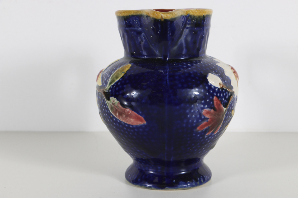 19th-Century English Majolica Pitcher