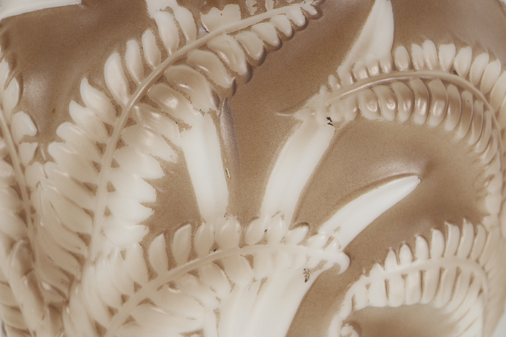 Phoenix Glass Company "Sculptured Artware" Opaque Vase