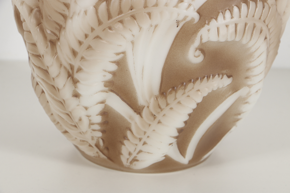 Phoenix Glass Company "Sculptured Artware" Opaque Vase