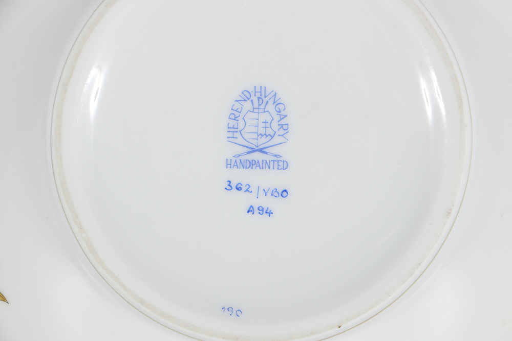 Herend "Queen Victoria" Hand Painted Porcelain Bowl