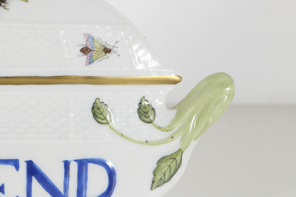 Herend Porcelain Advertising Sign