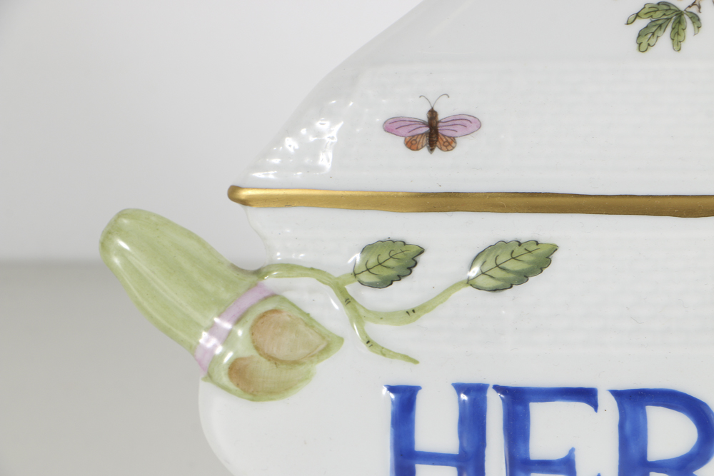 Herend Porcelain Advertising Sign