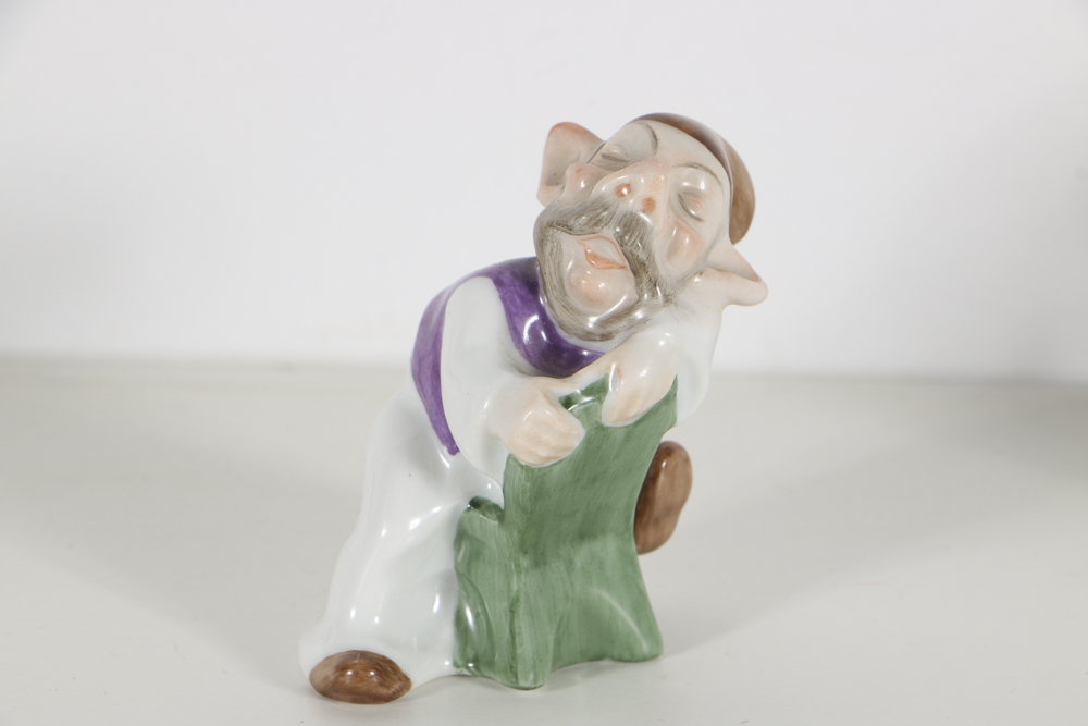 Herend Porcelain Snows White and the Seven Dwarfs Figurines