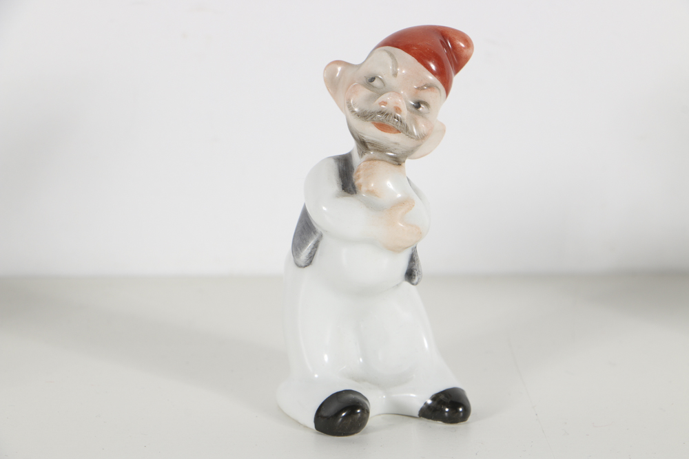 Herend Porcelain Snows White and the Seven Dwarfs Figurines