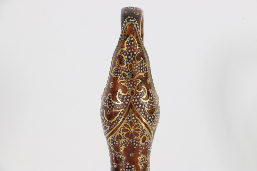 19th-Century Fischer J. Reticulated and Embossed Ewer