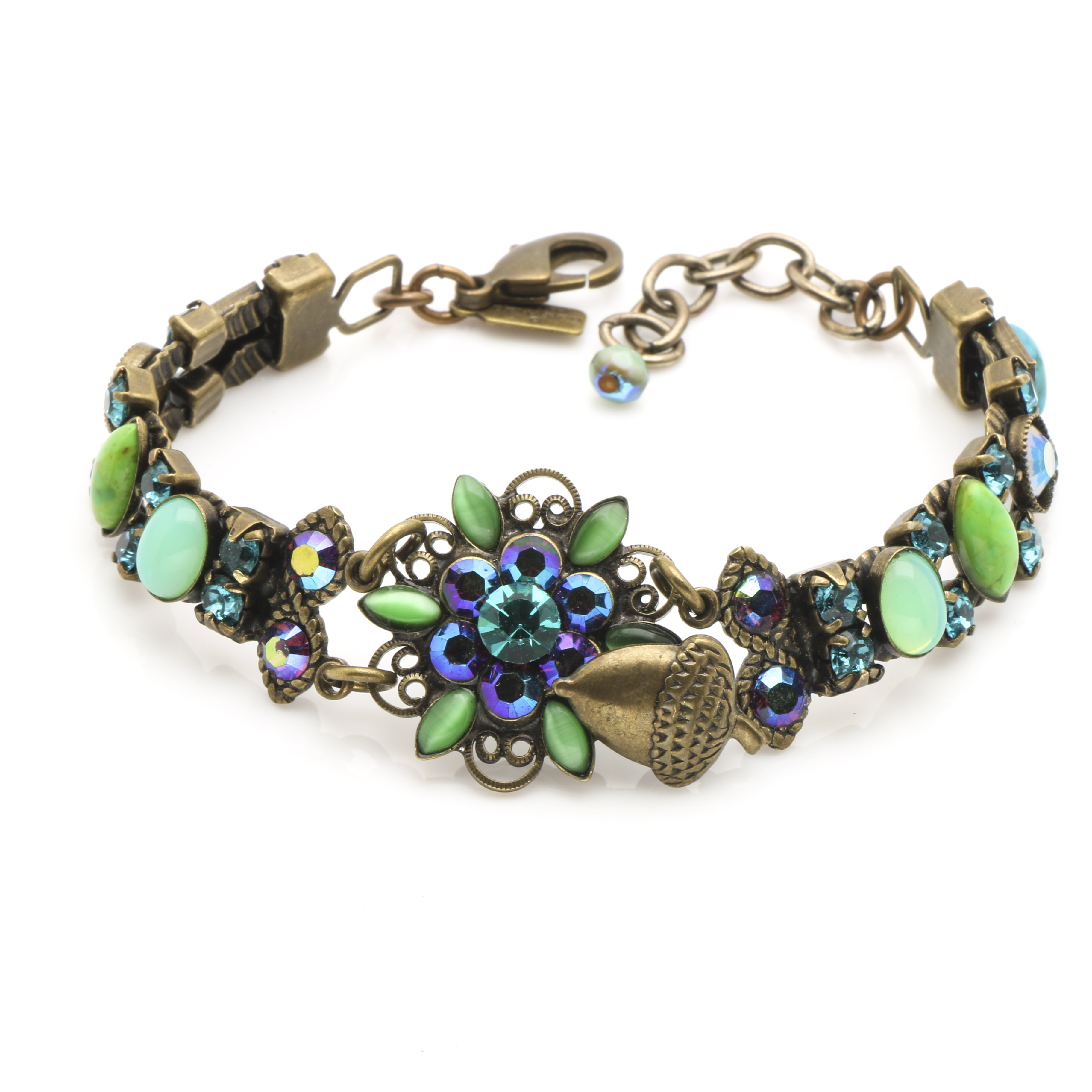 Mary Demarco Bronze Tone Flora and Fauna Parure