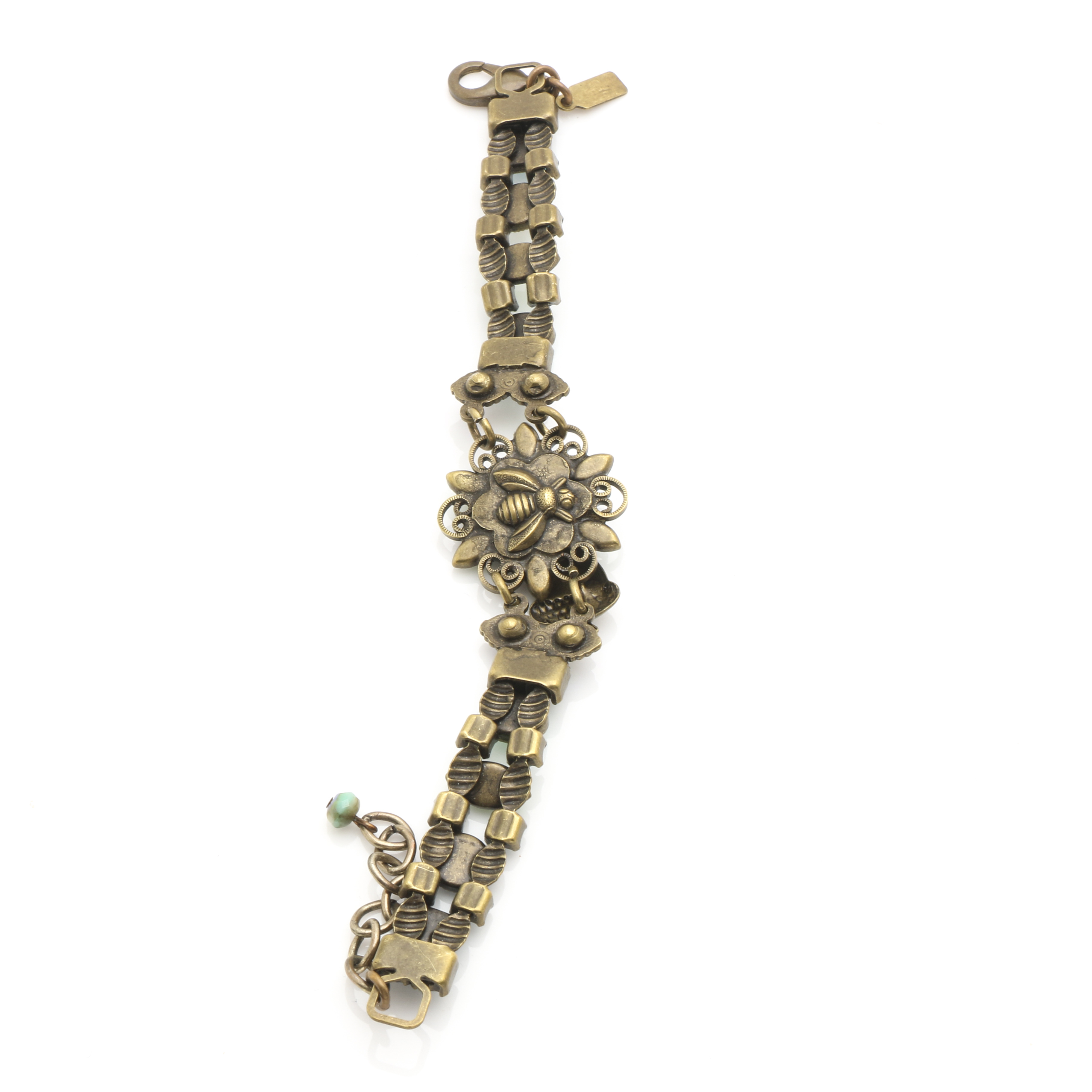 Mary Demarco Bronze Tone Flora and Fauna Parure