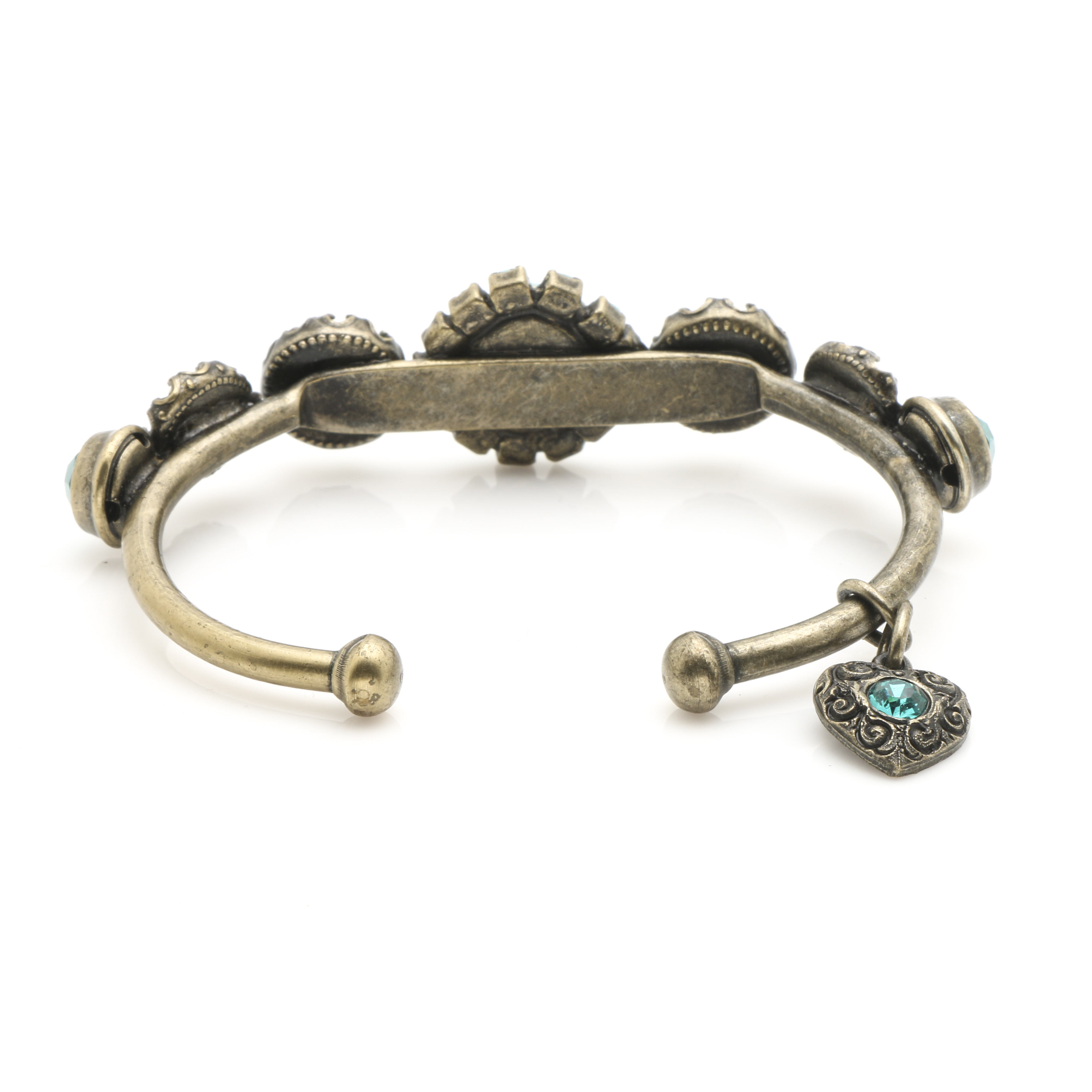 Mary Demarco Silver Tone Blue and Green Stone Jewelry