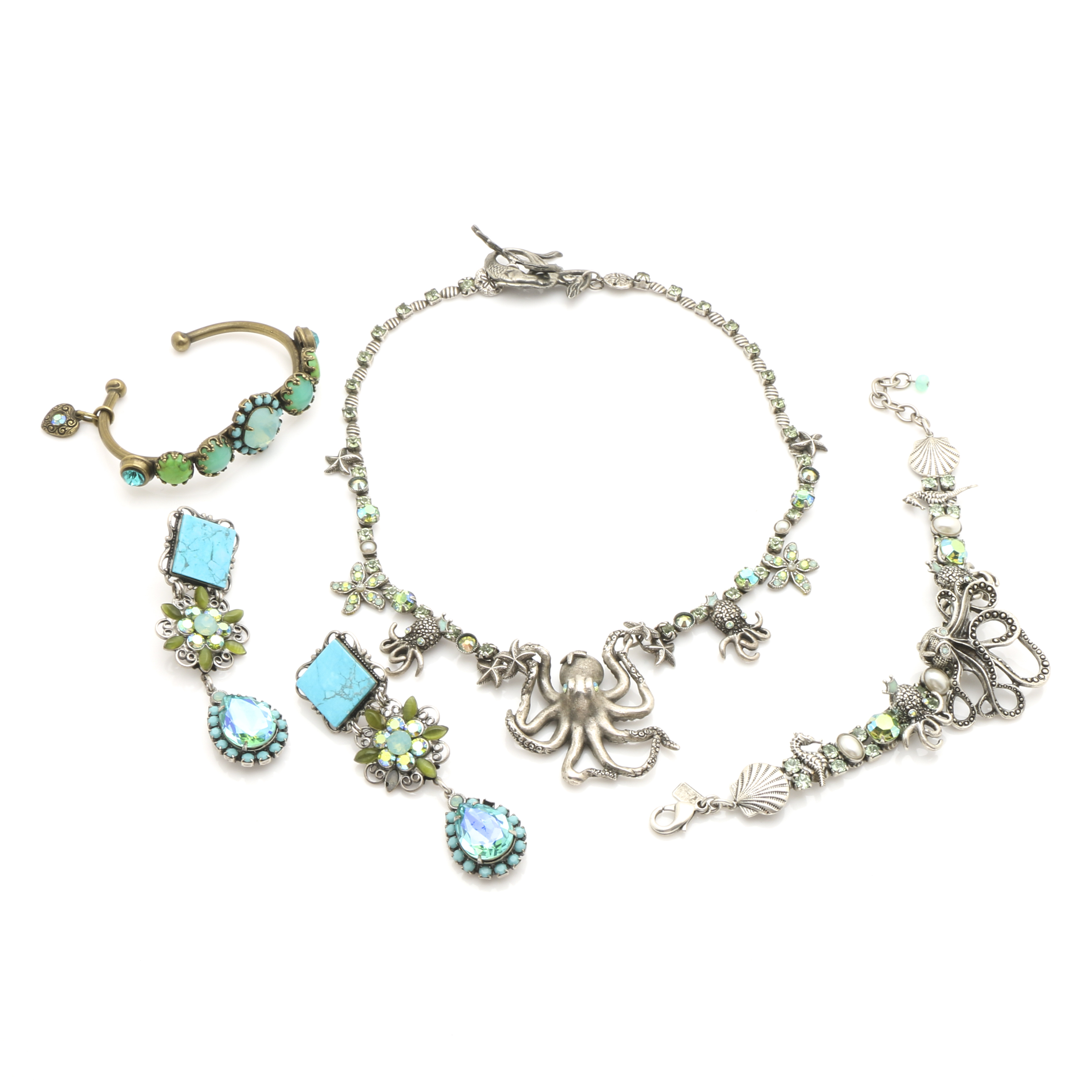 Mary Demarco Silver and Gold Tone Jewelry Assortment