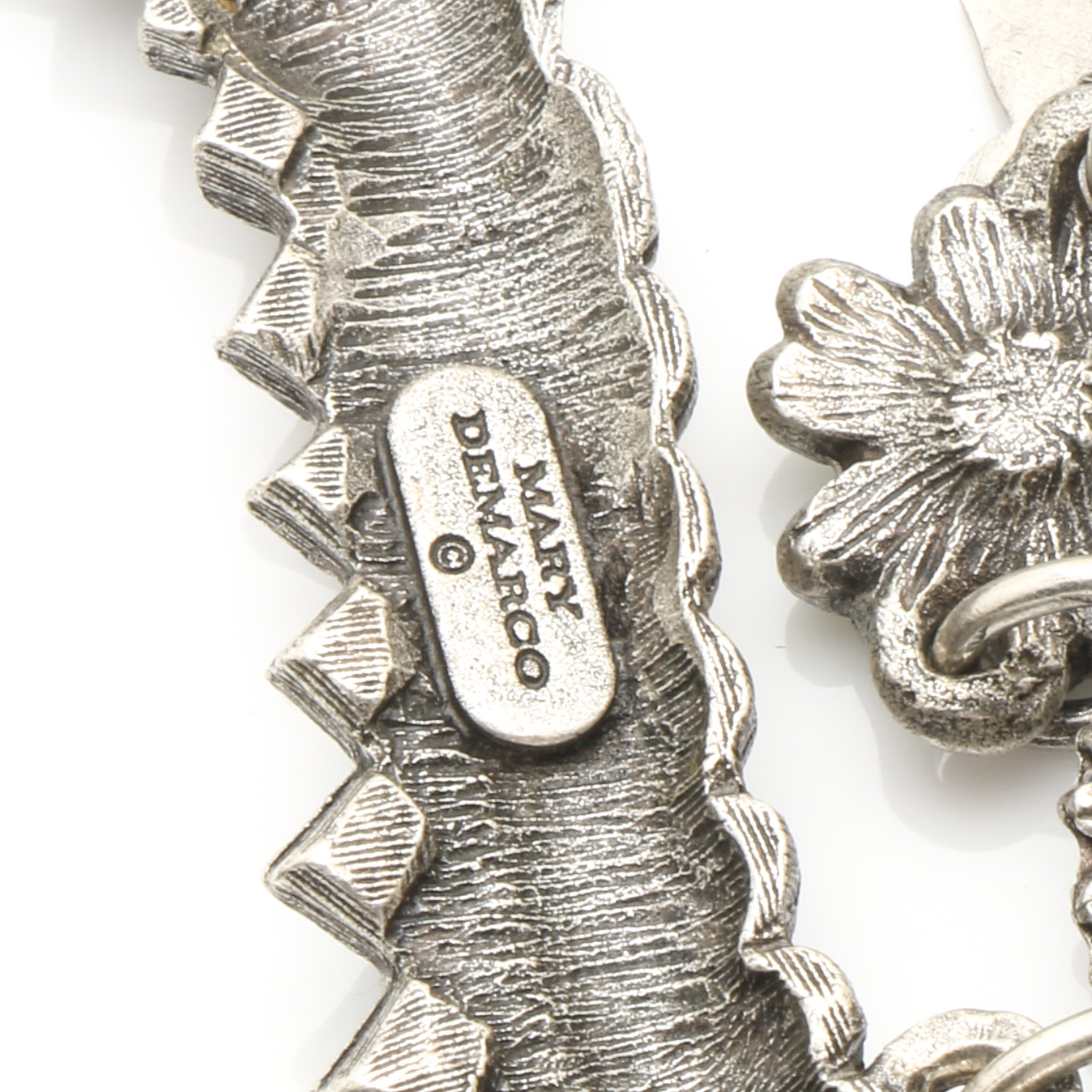 Mary Demarco Silver and Gone Tone Glass and Simulated Turquoise Jewelry