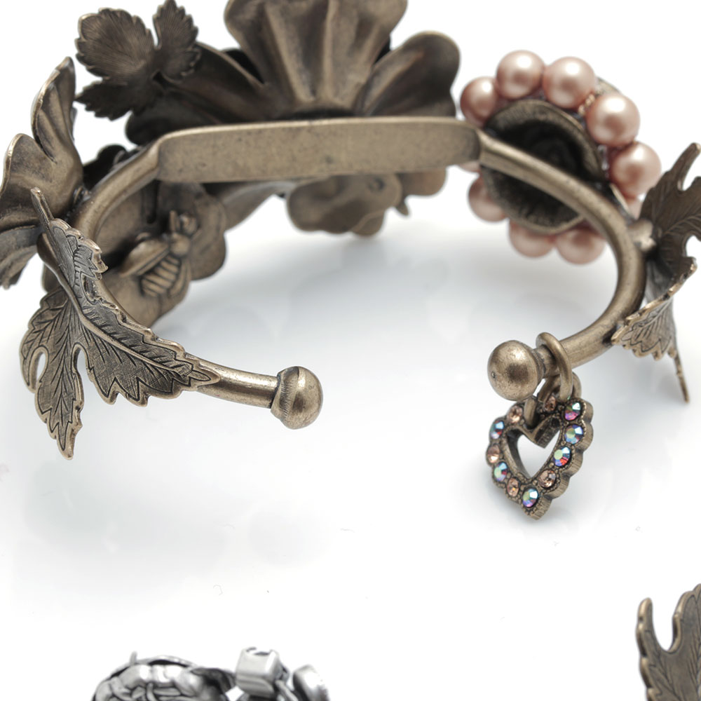 Mary Demarco Gold and Silver Tone Jewelry Assortment Featuring Jasper