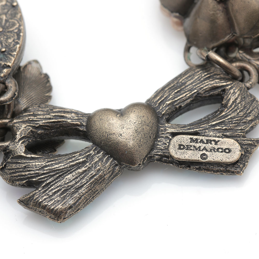 Mary Demarco Gold and Silver Tone Jewelry Assortment Featuring Jasper