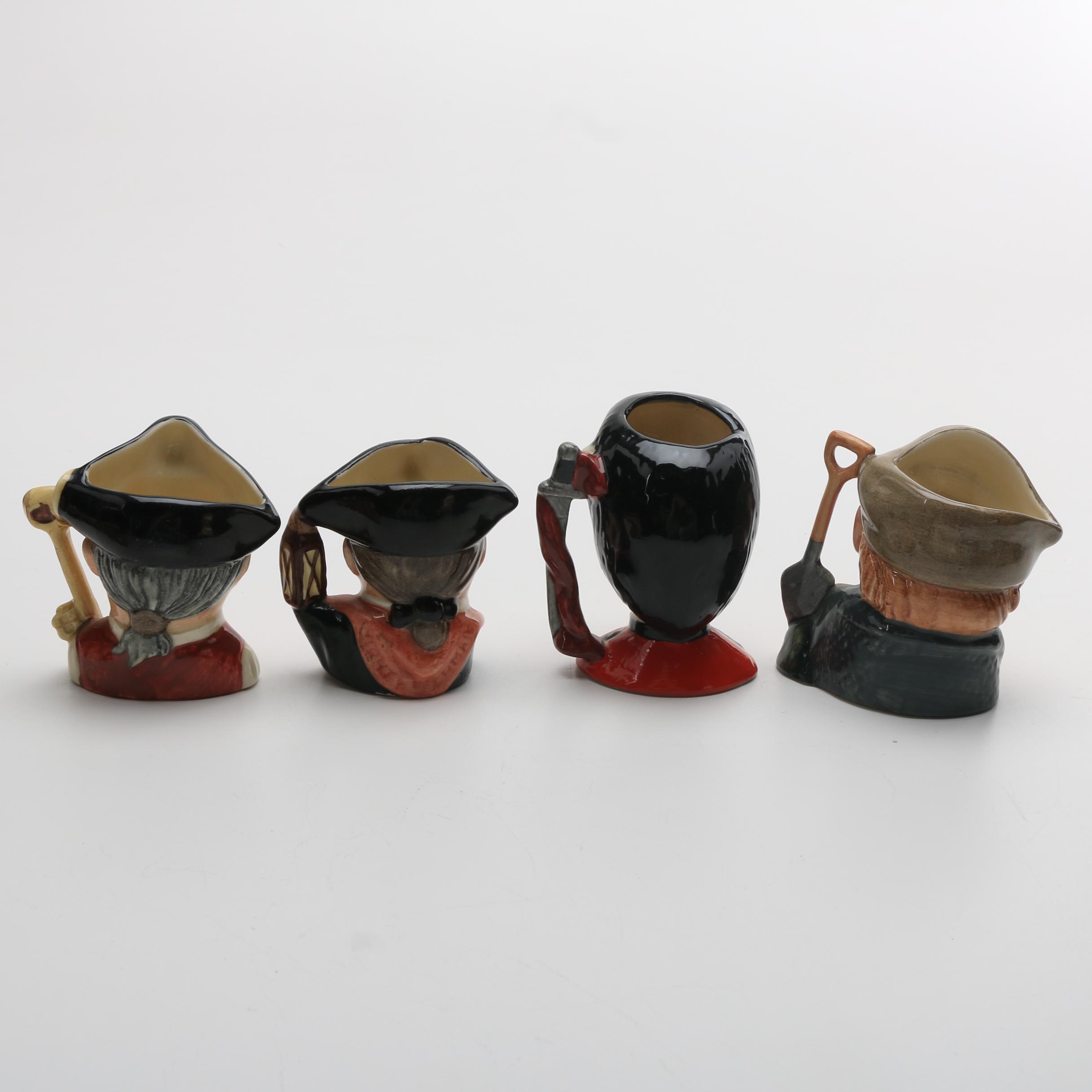 Eleven Royal Doulton Mini Character Toby Jugs