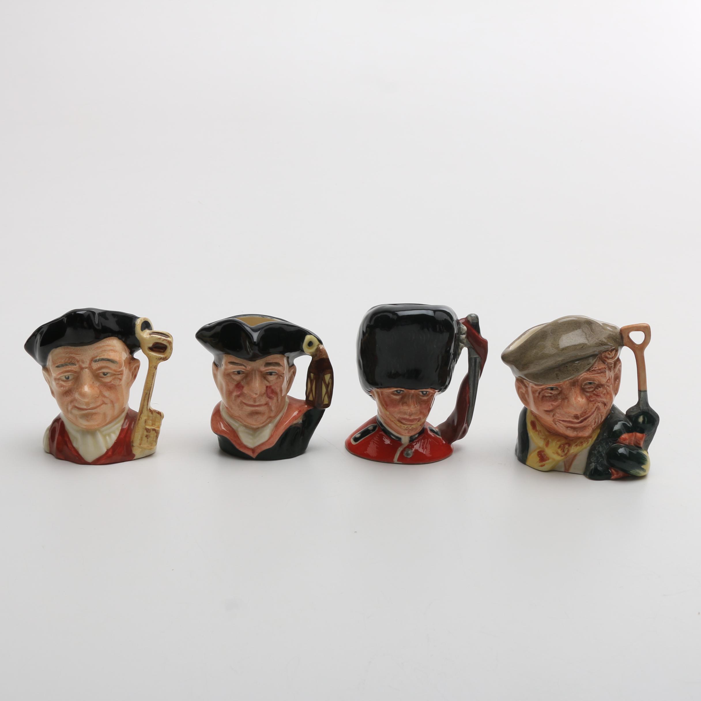 Eleven Royal Doulton Mini Character Toby Jugs