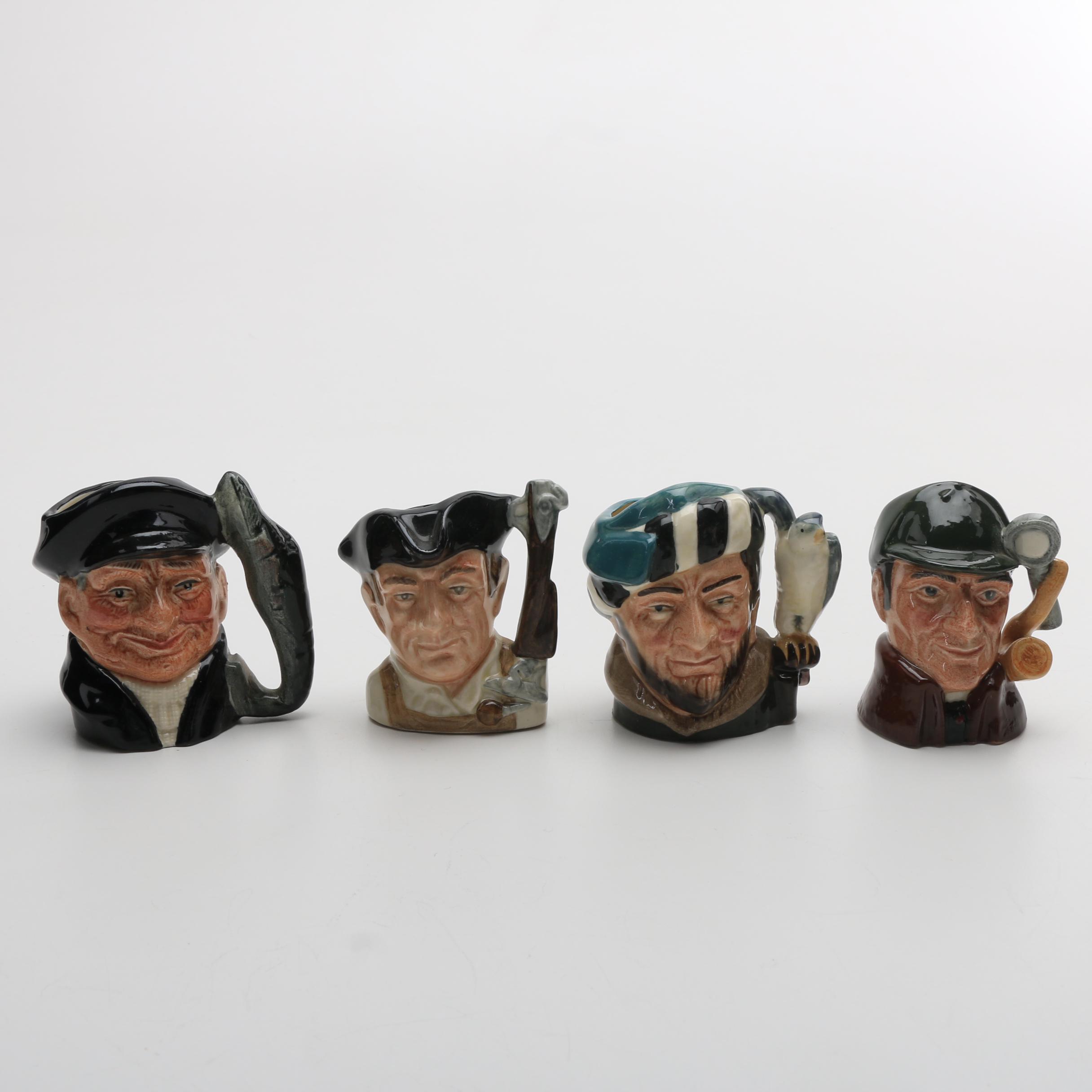 Eleven Royal Doulton Mini Character Toby Jugs