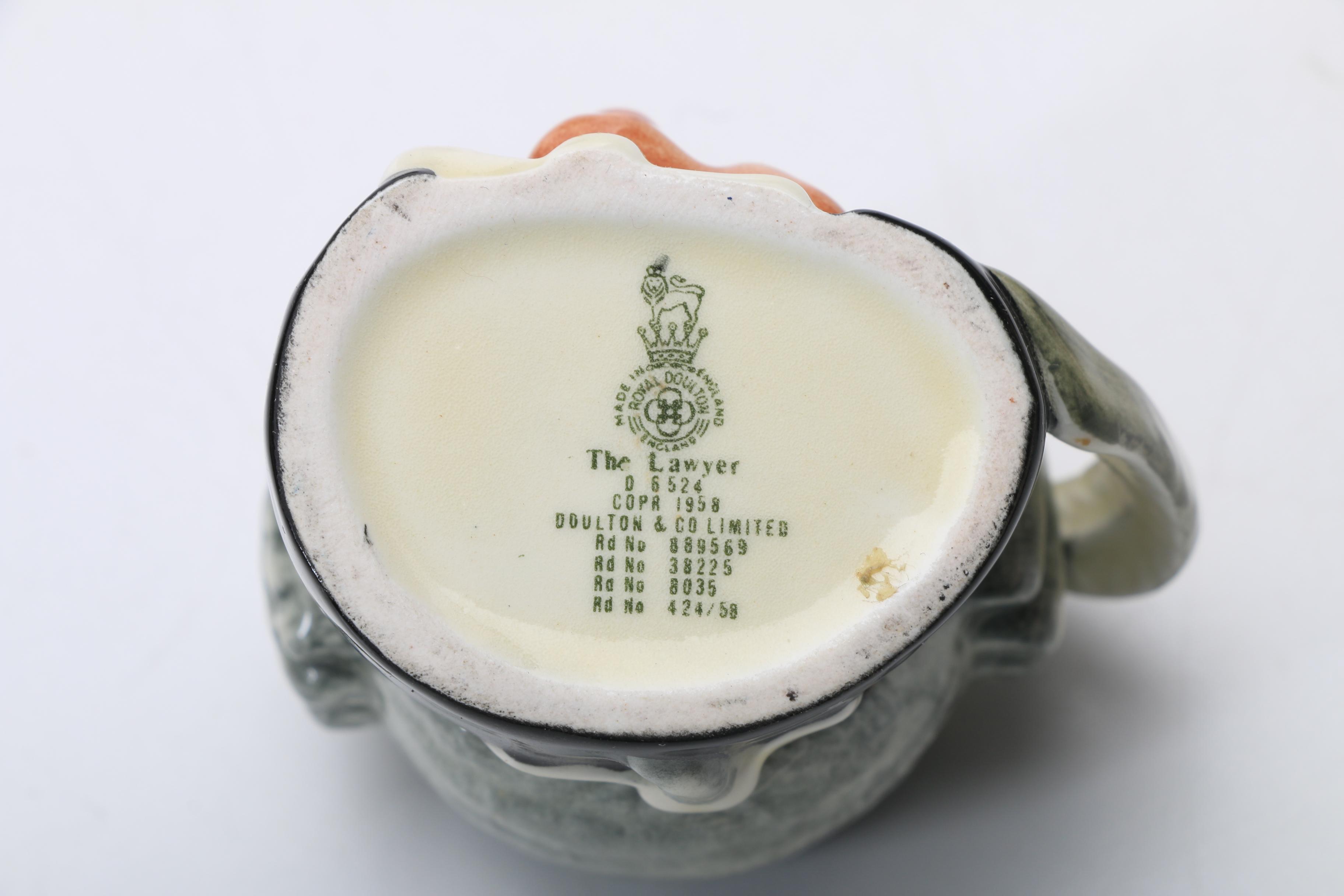 Eleven Royal Doulton Mini Character Toby Jugs