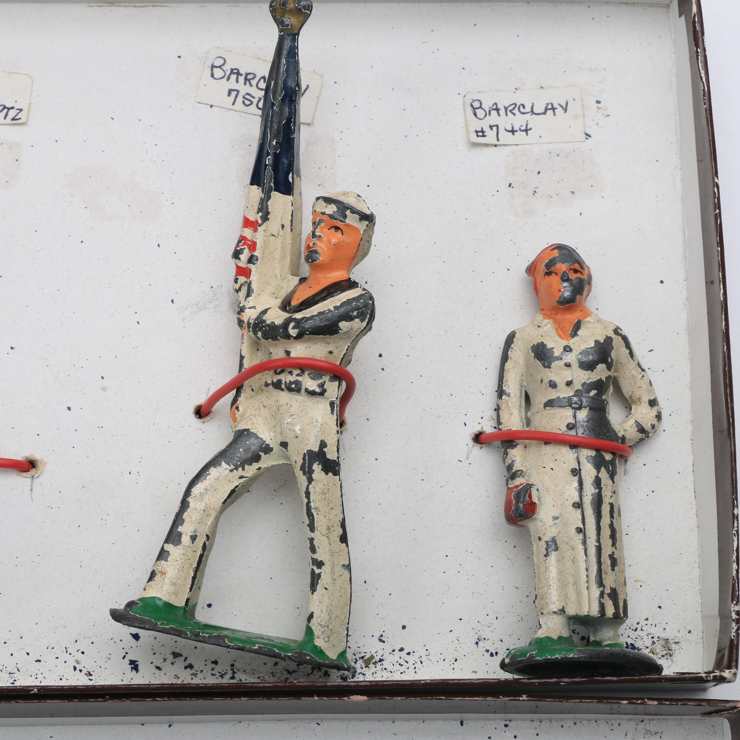 Collection of Ten Vintage Toy Soldiers