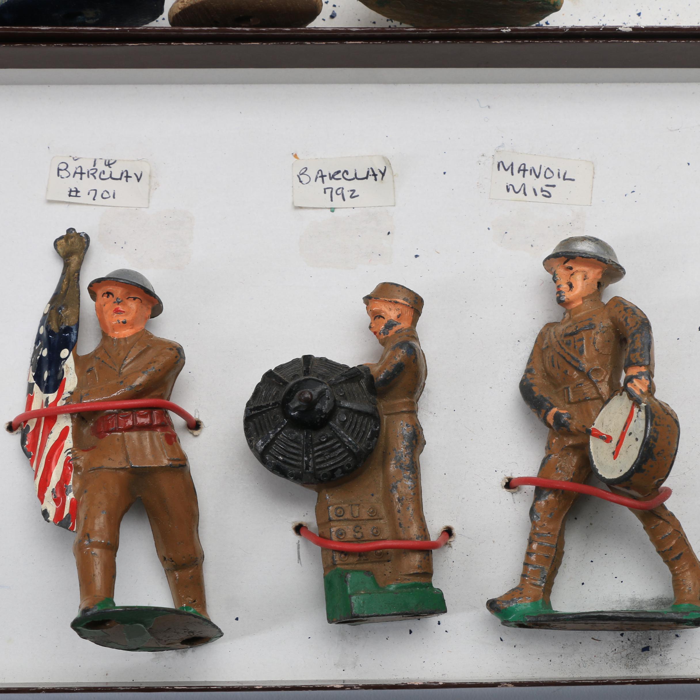 Collection of Ten Vintage Toy Soldiers