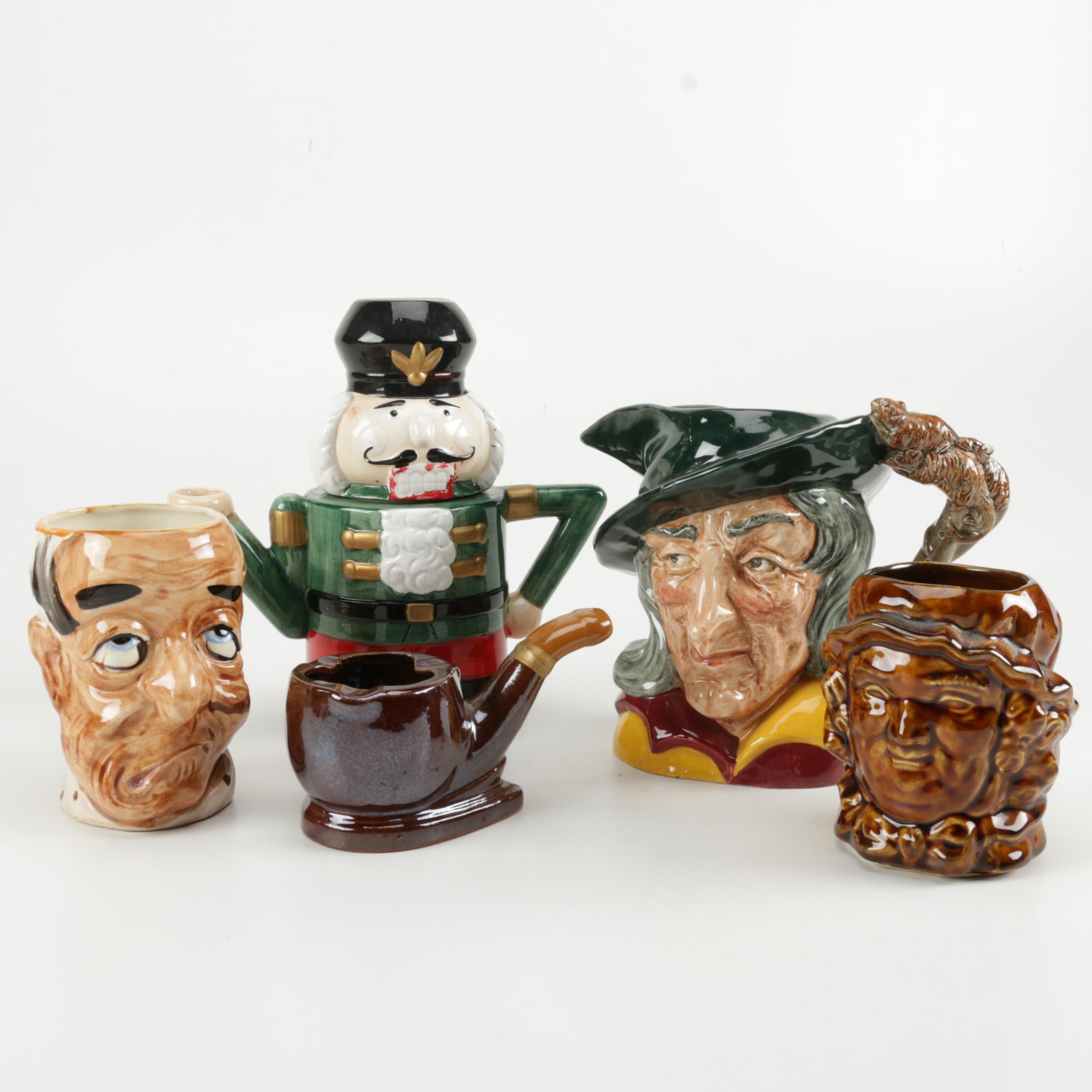 Royal Doulton "Pied Piper" Toby Mug and Barware