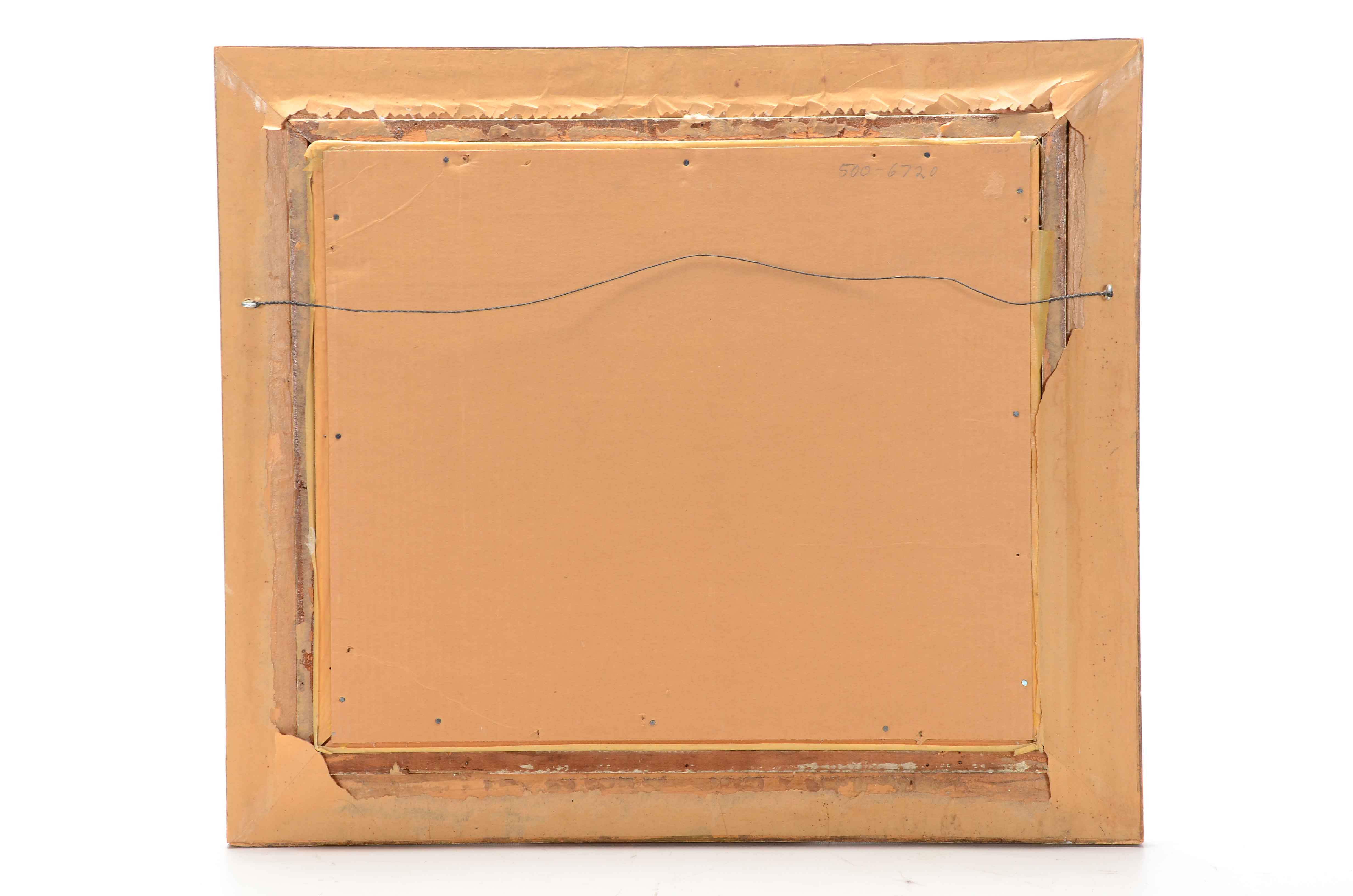 Thomas Corwin Lindsay Original Oil Painting on Canvas "Trespassin