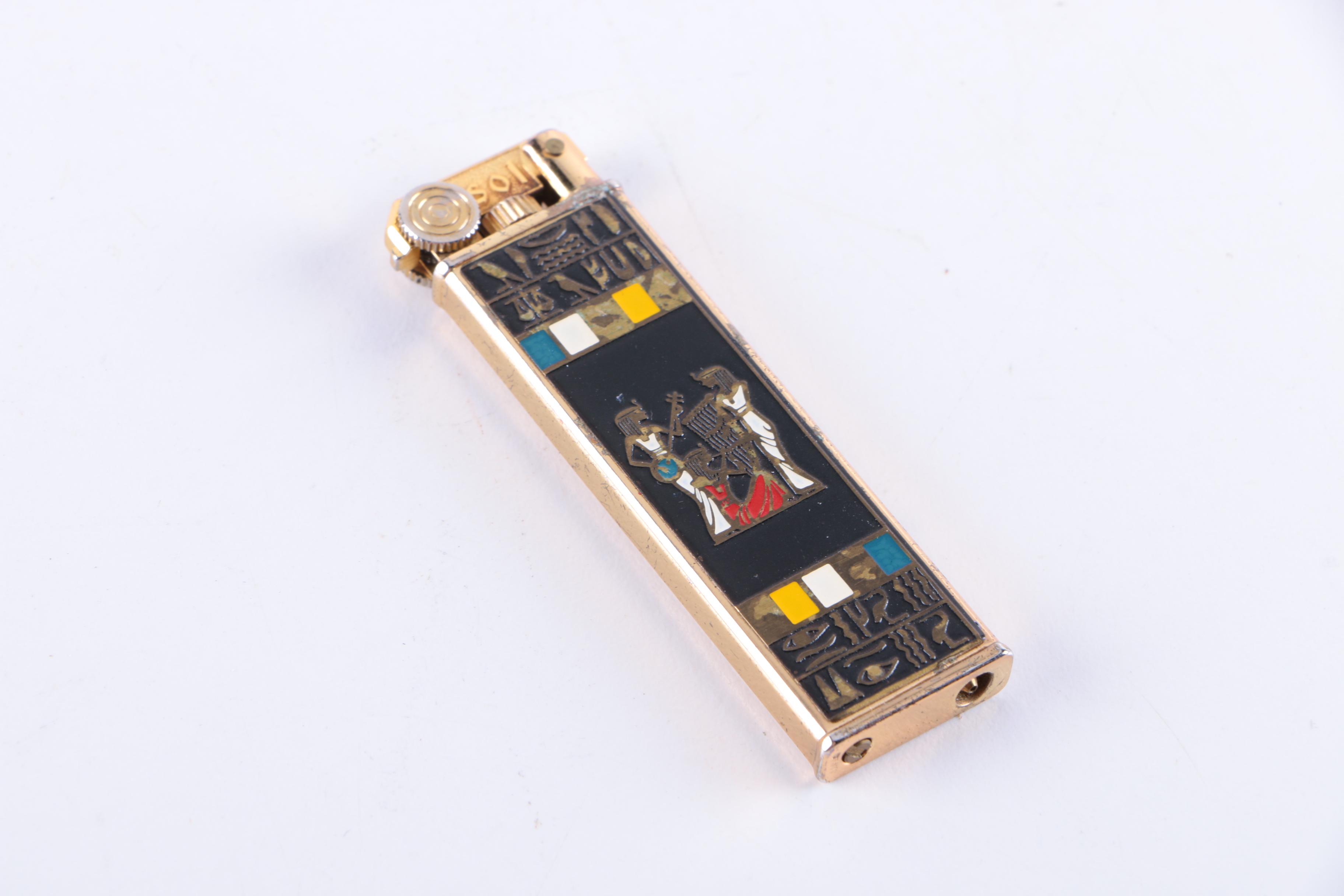 Gold-Toned Lighters Including Masai