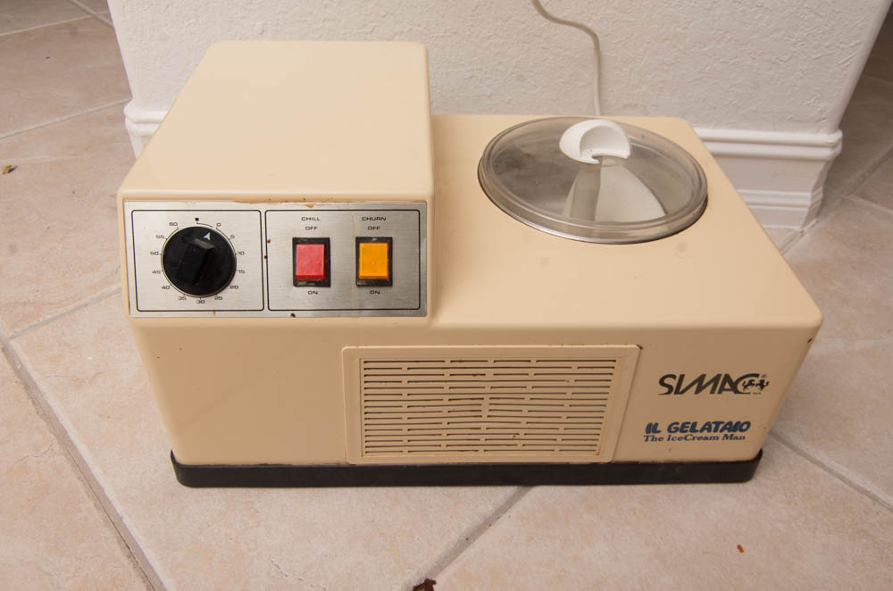 Vintage Simac Il Gelataia "The Ice Cream Man" Machine