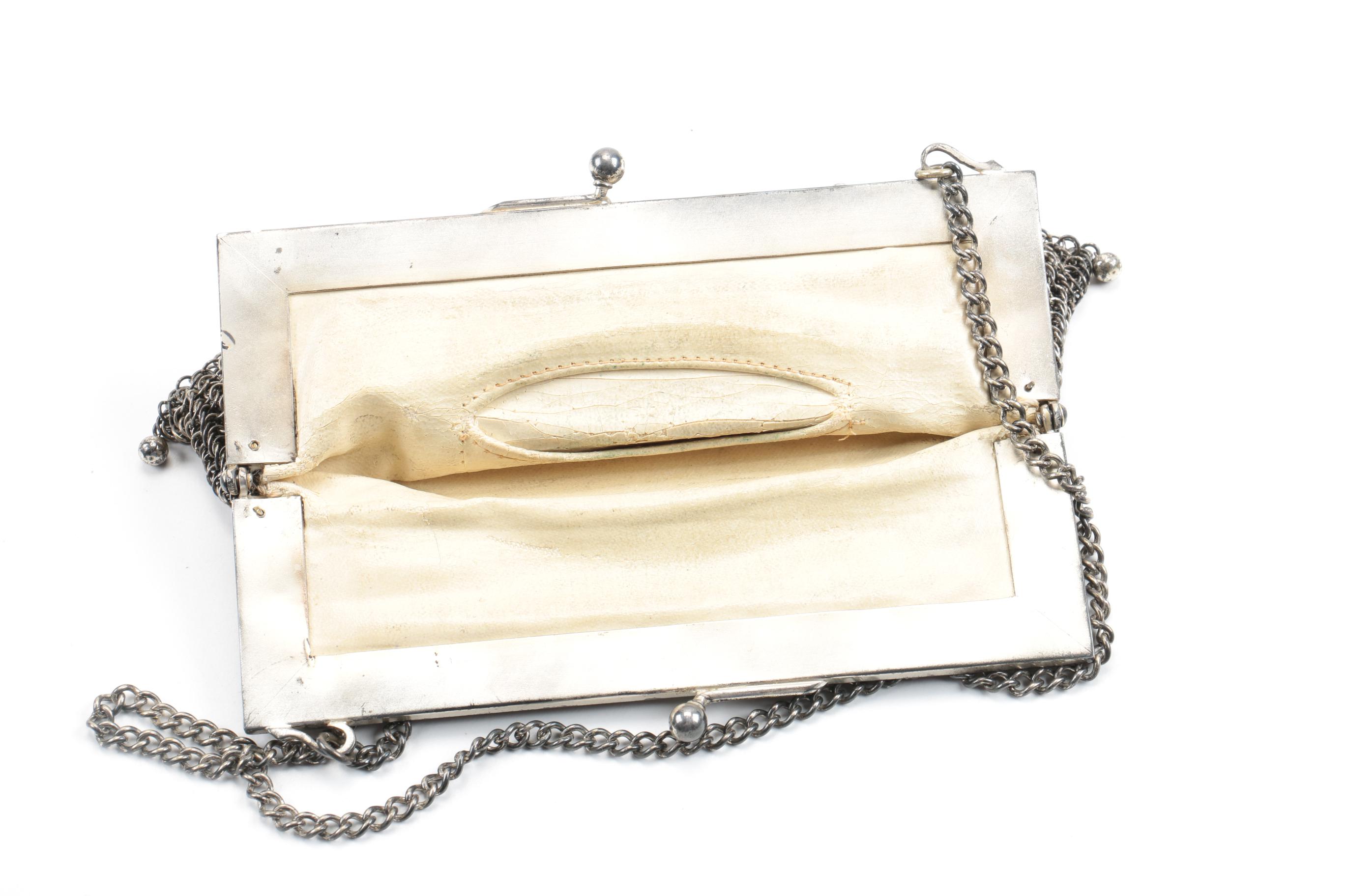 Early 20th Century Chain Mail Handbag and Whiting & Davis Coin Purse