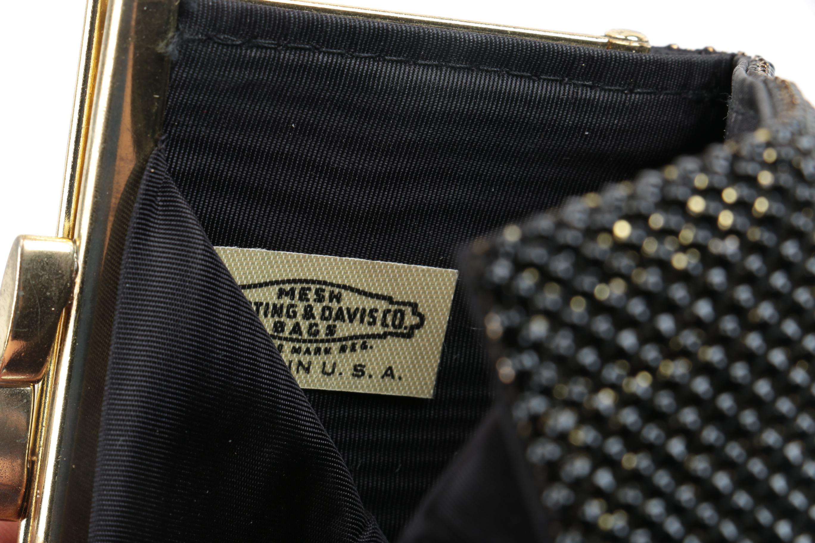 Early 20th Century Chain Mail Handbag and Whiting & Davis Coin Purse