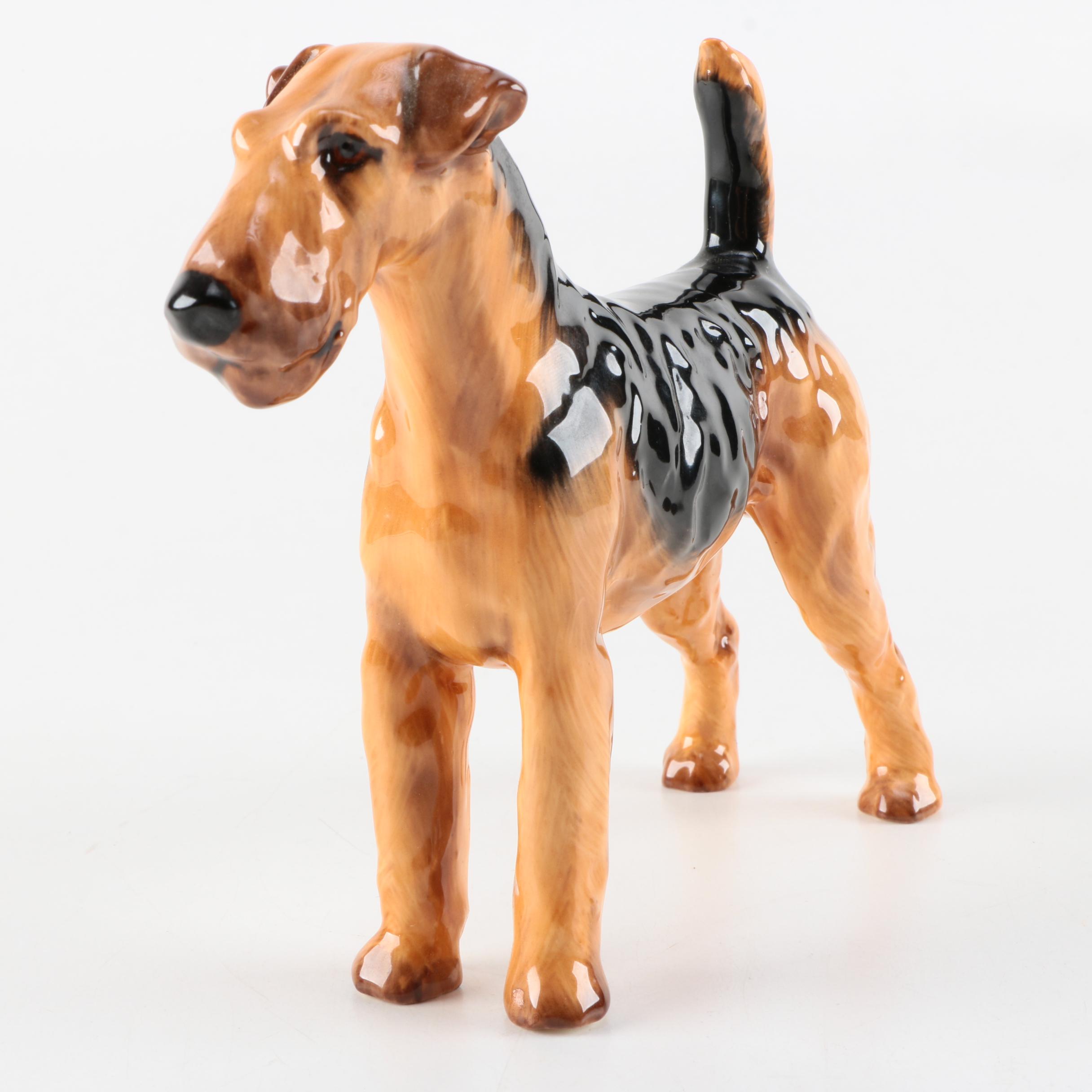 Royal Doulton Airedale Terrier Dog Figurine