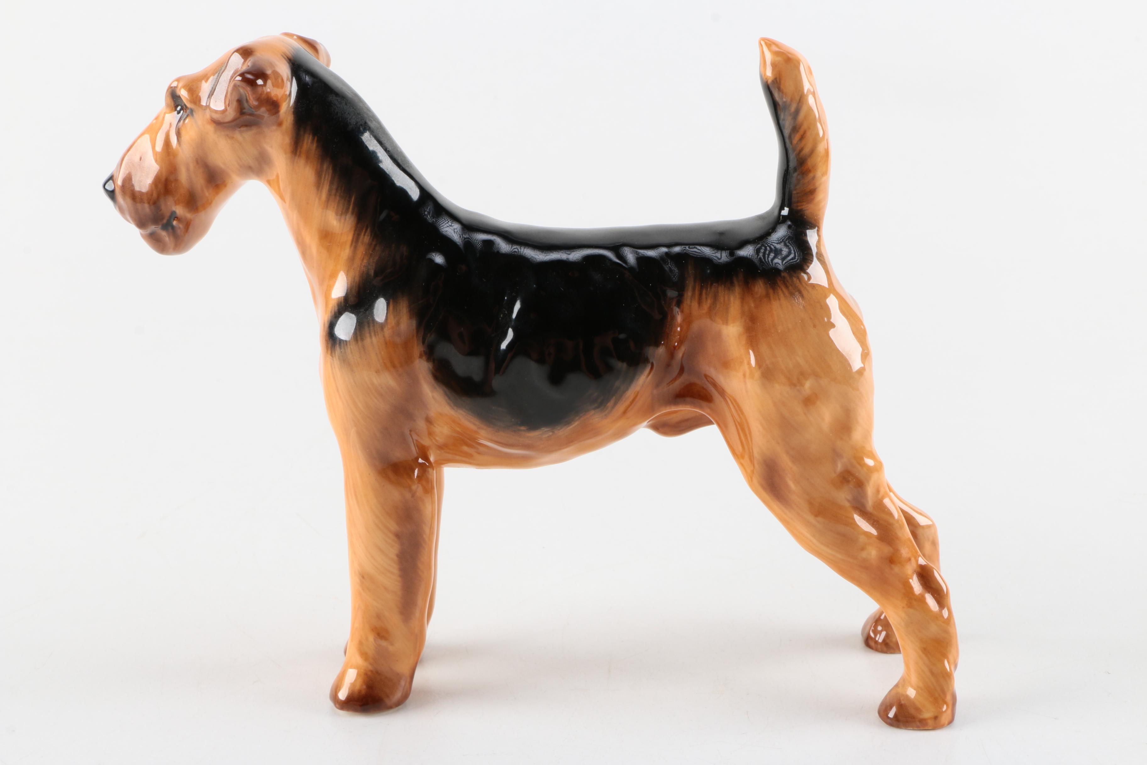 Royal Doulton Airedale Terrier Dog Figurine