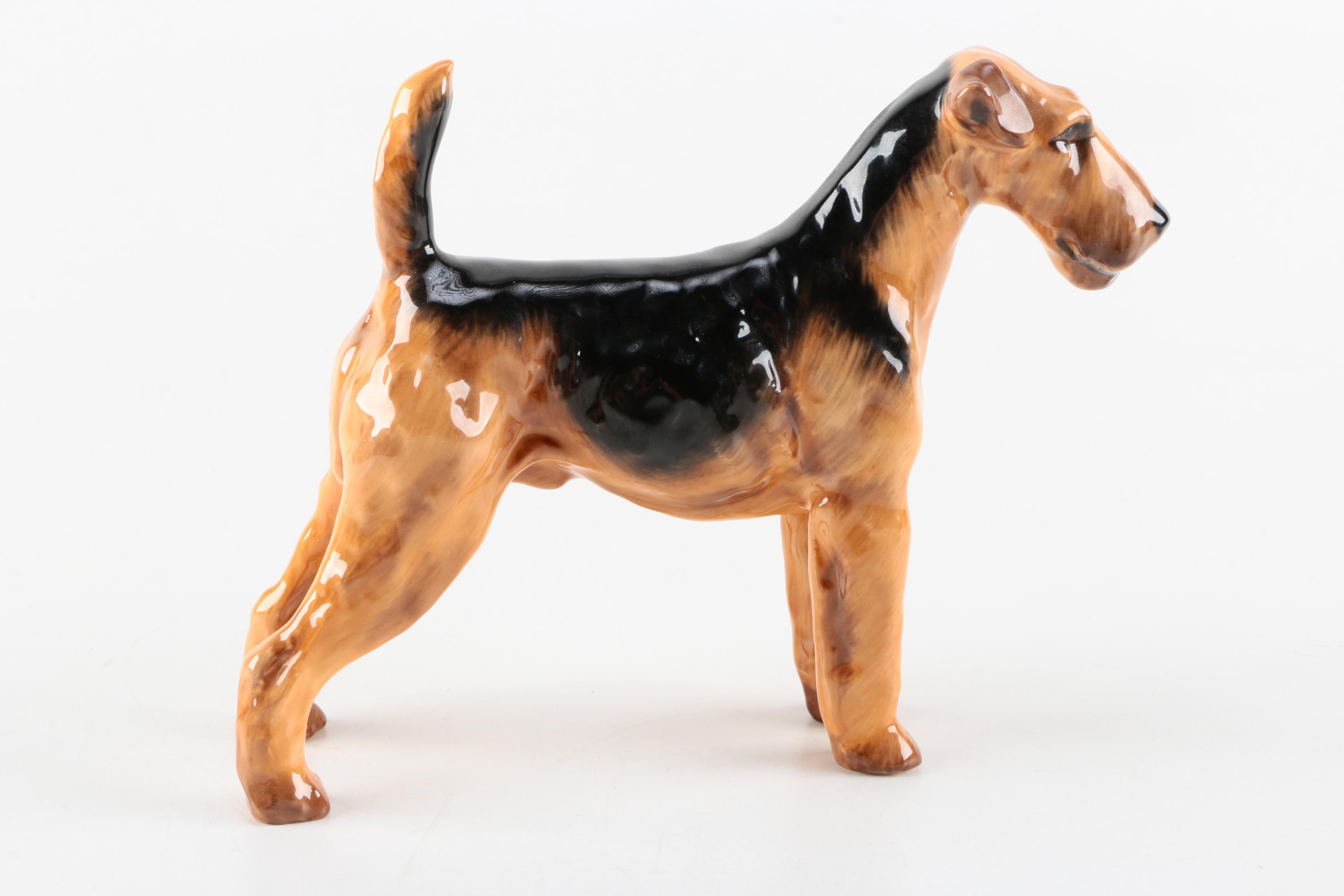 Royal Doulton Airedale Terrier Dog Figurine