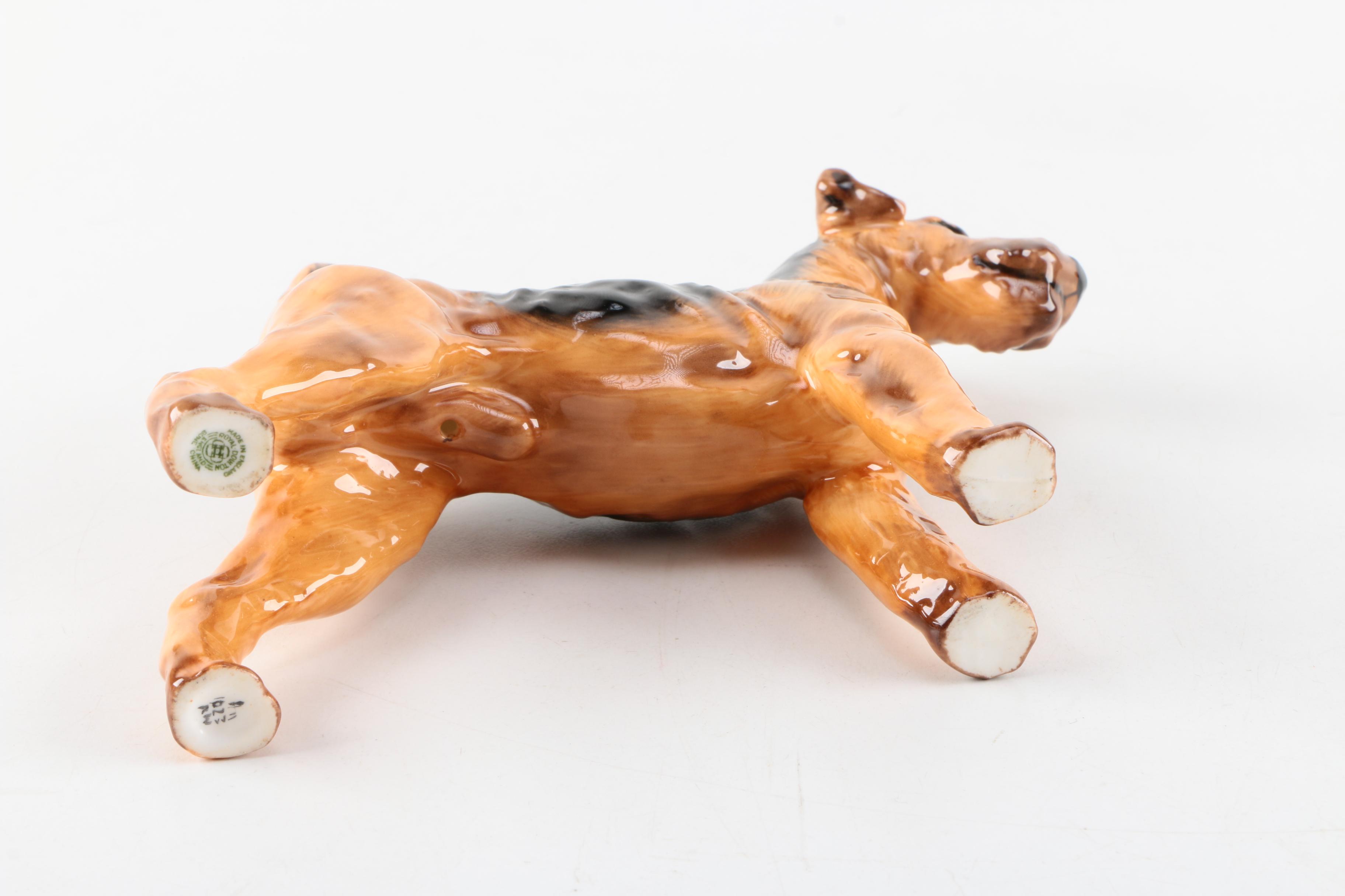 Royal Doulton Airedale Terrier Dog Figurine