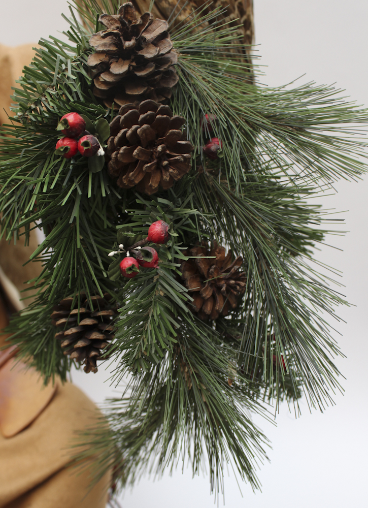 Sitting Santa with Native American Style Attire by Dee Cash