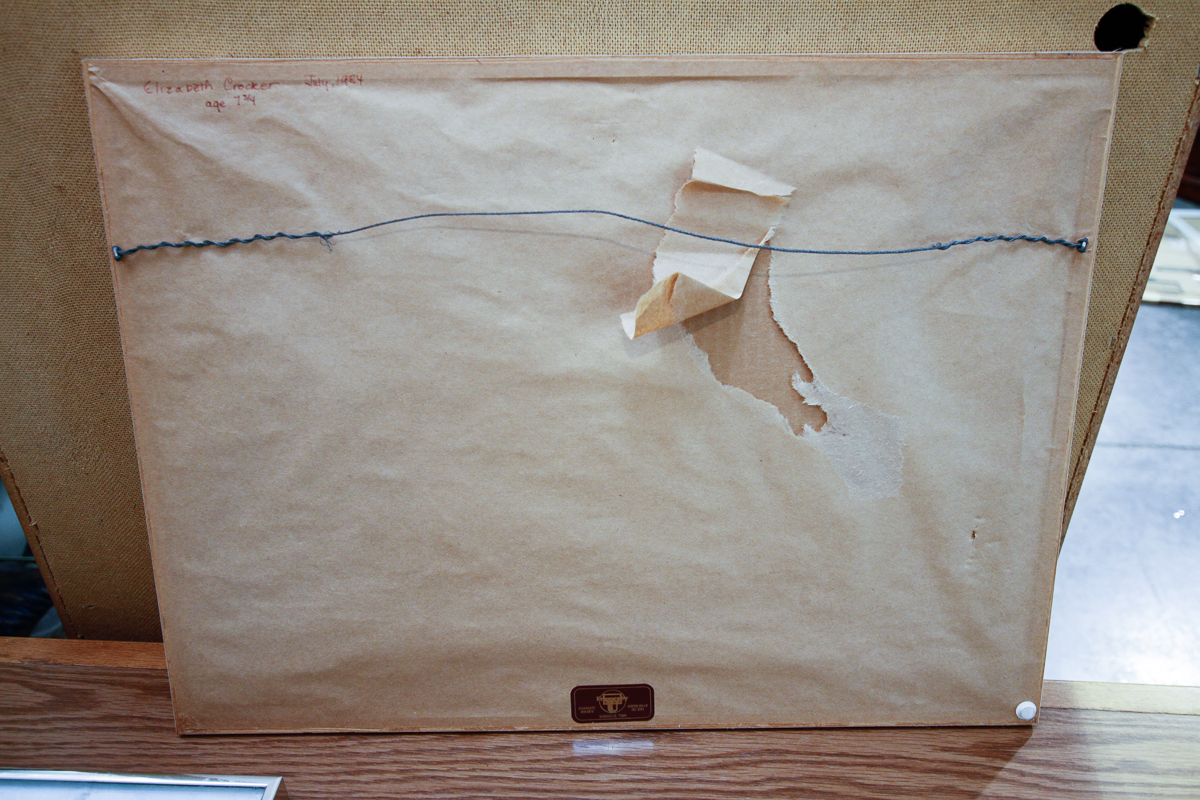 Elizabeth Crocker Child's Watercolor Painting