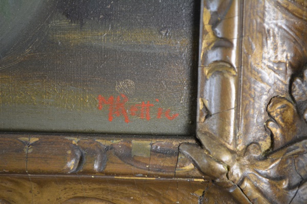 Martin Rettig Original Oil Painting of Floral Still Life