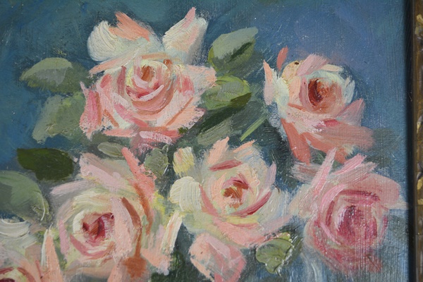 Martin Rettig Original Oil Painting of Floral Still Life