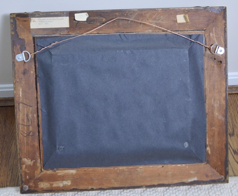 Howard L. Hill Original Oil Painting "Fowls in the Yard"