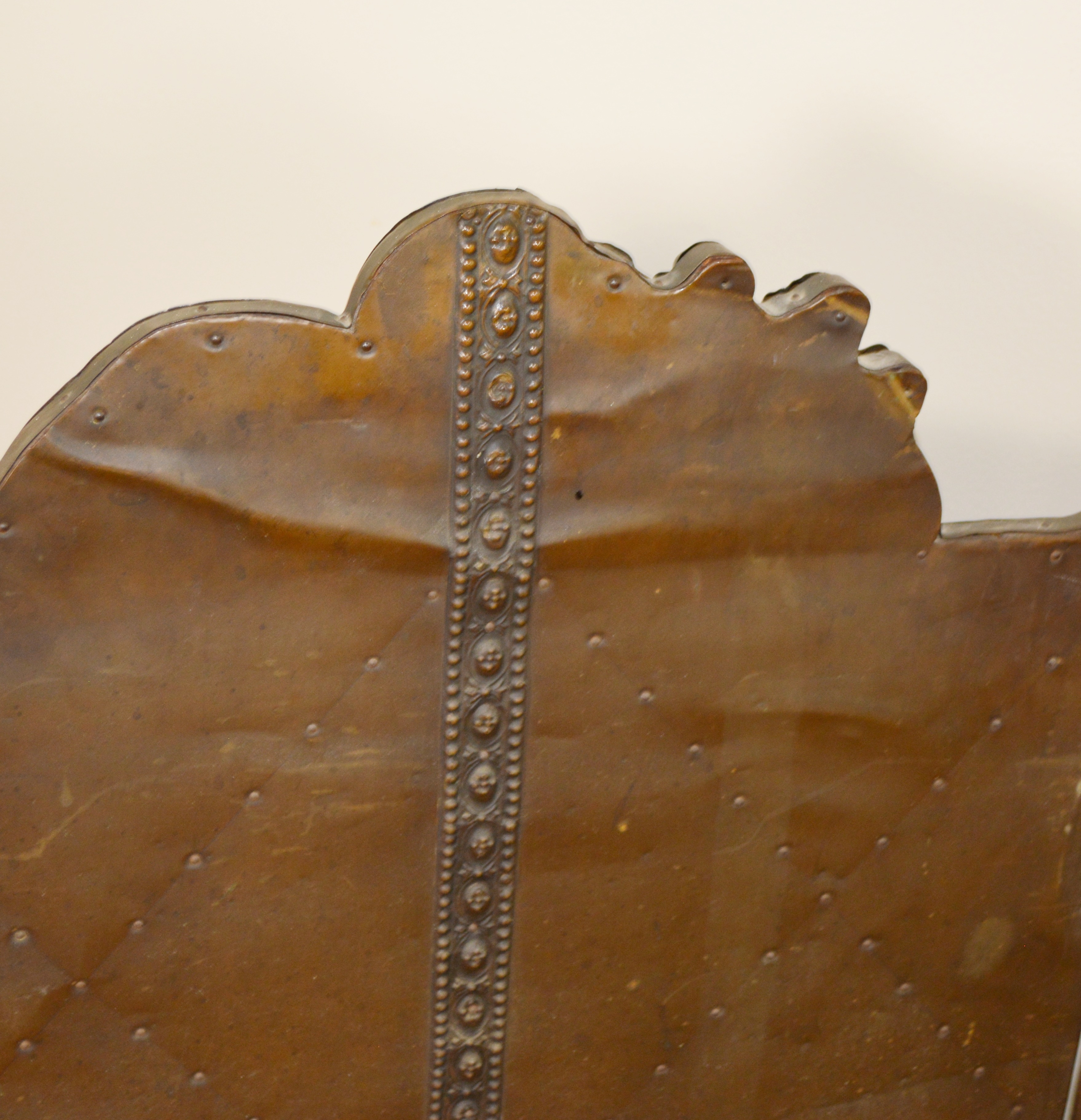 Victorian Bronze Relief Fireplace Screen