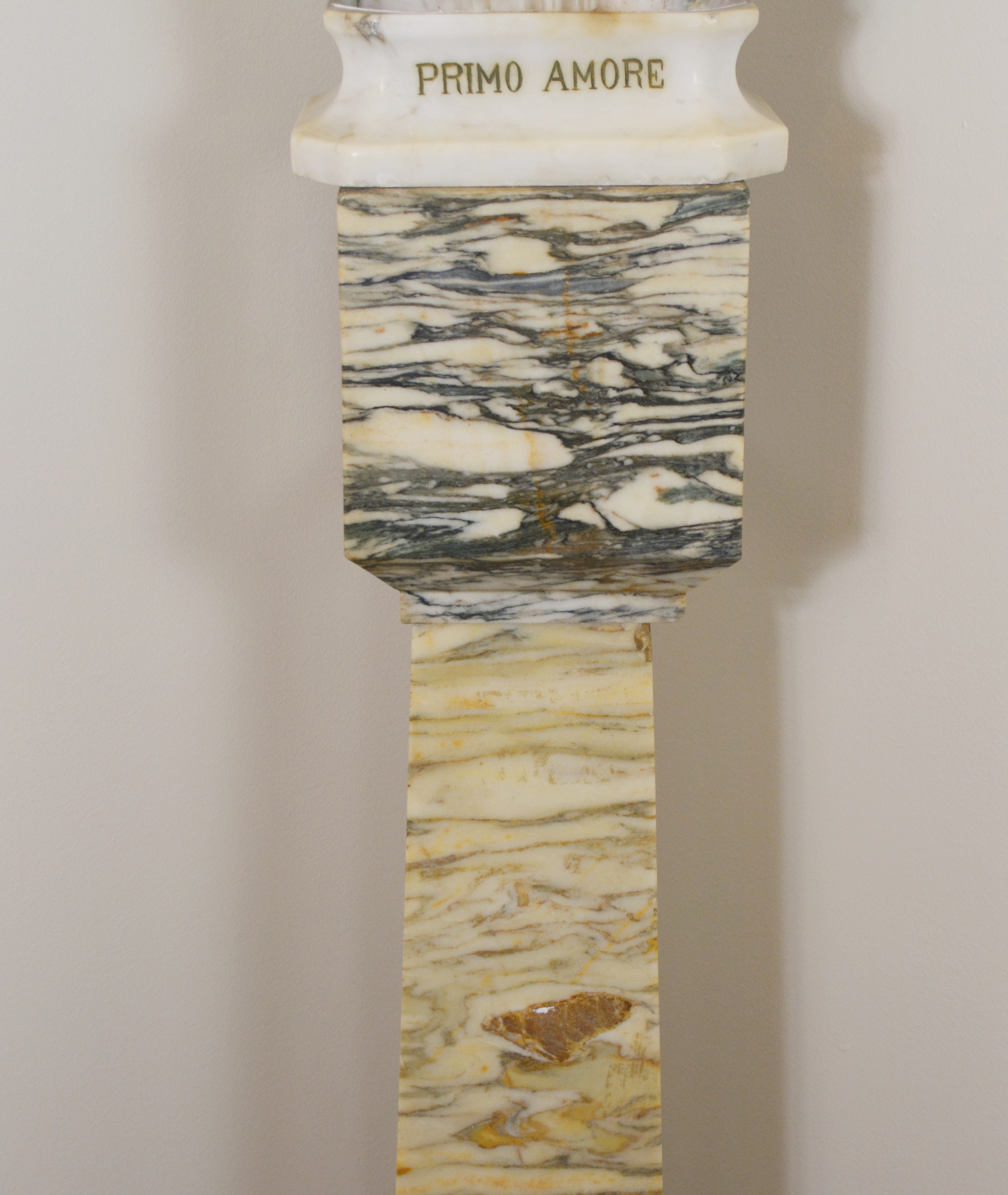 Giuseppe (Professor) Bessi Alabaster Bust "Primo Amore"